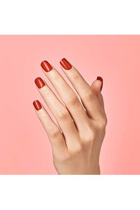Impress Kendinden Yapışkanlı Takma Tırnak Kısa Parlak Kırmızı