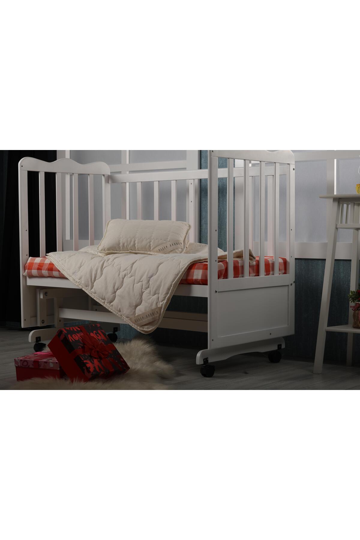 Sleep Garden %100 Yün Bebek Yorgan 95x145 cm Tela Çantalı fotoğrafı 3 (önizleme)