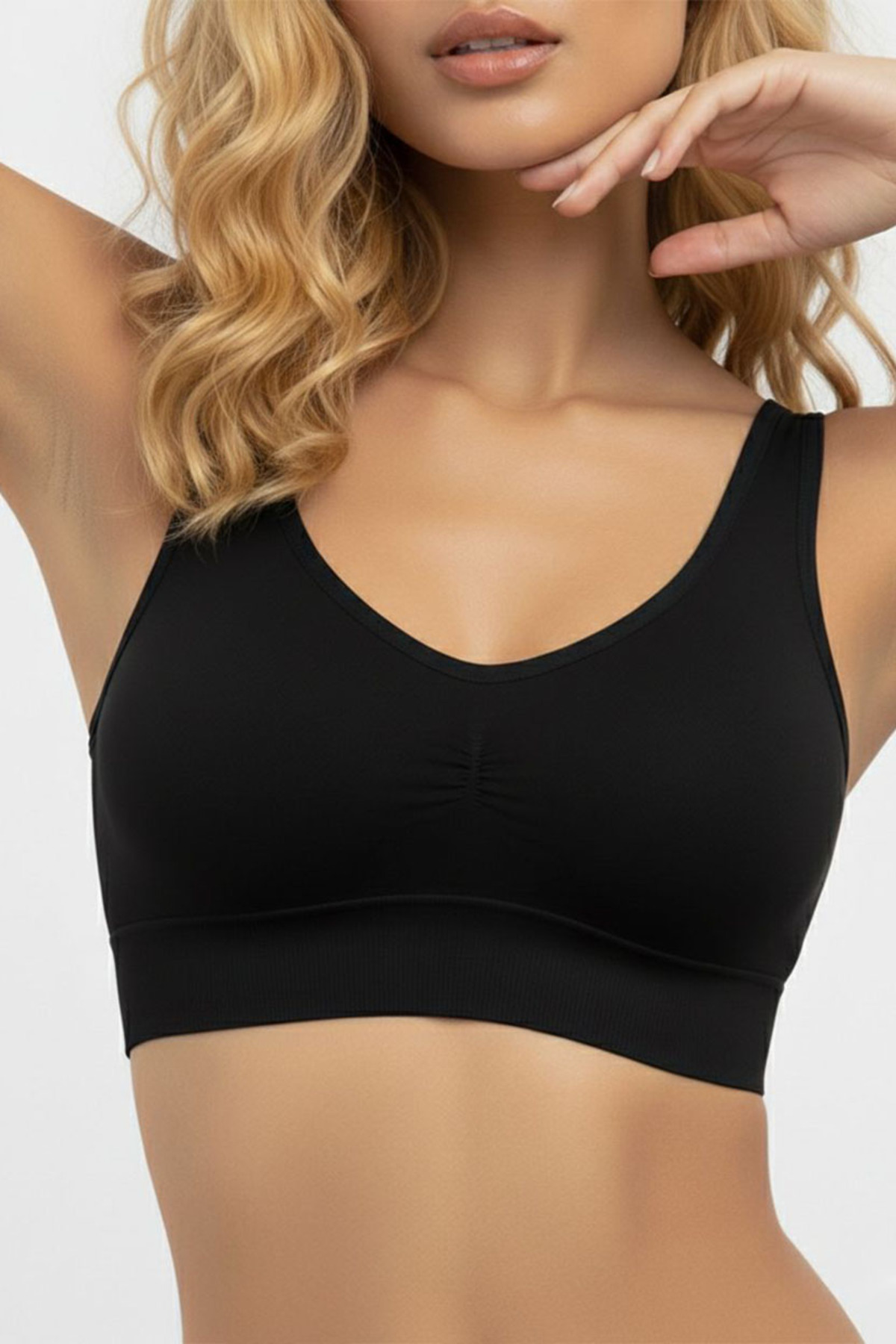 Mkwomen Toparlayıcı Sıkılaştırıcı Kalın Askılı Pedli Büstiyer 5040