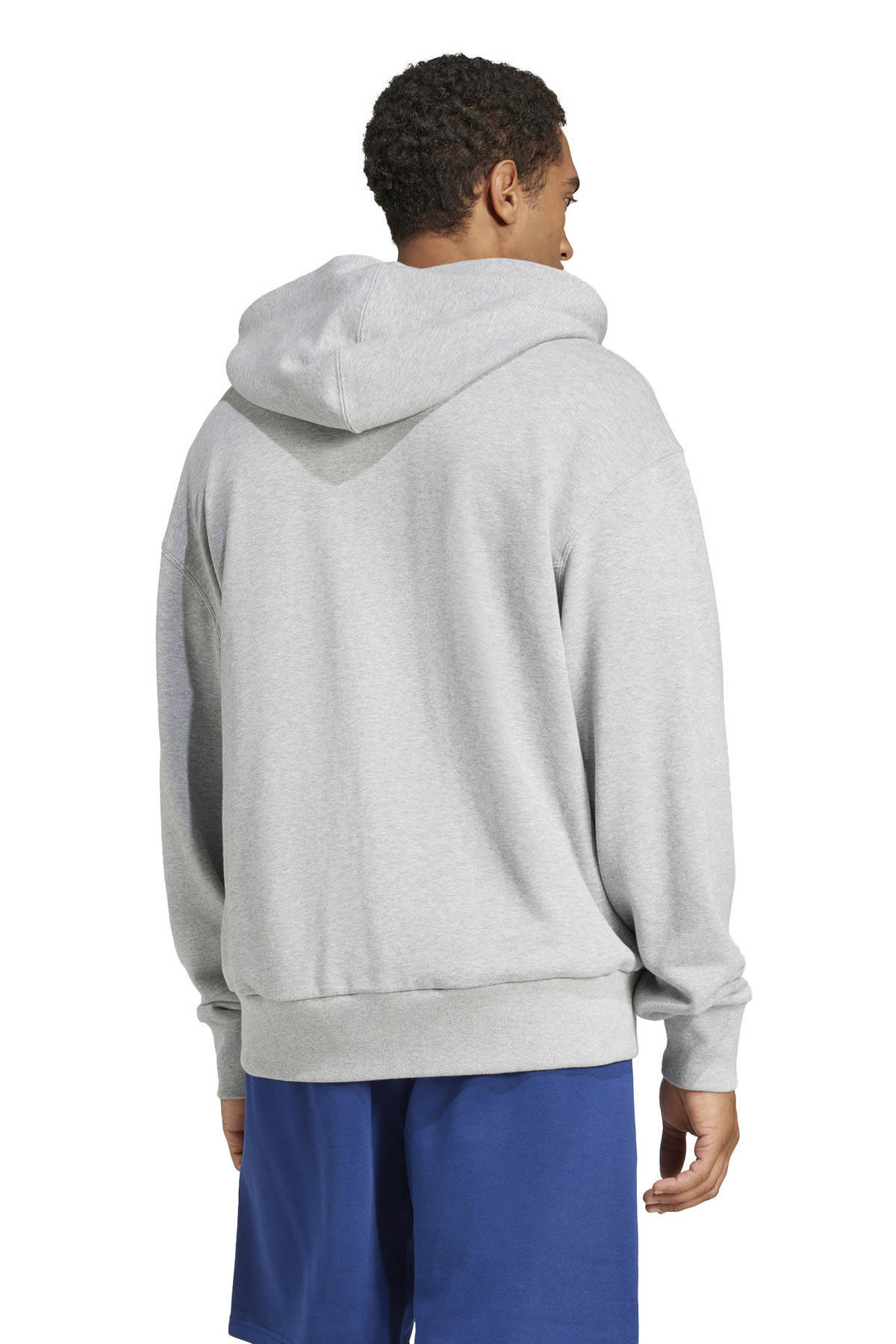 adidas M A SZN FT FZ GRI Erkek Fermuarlı Sweatshirt görsel 3