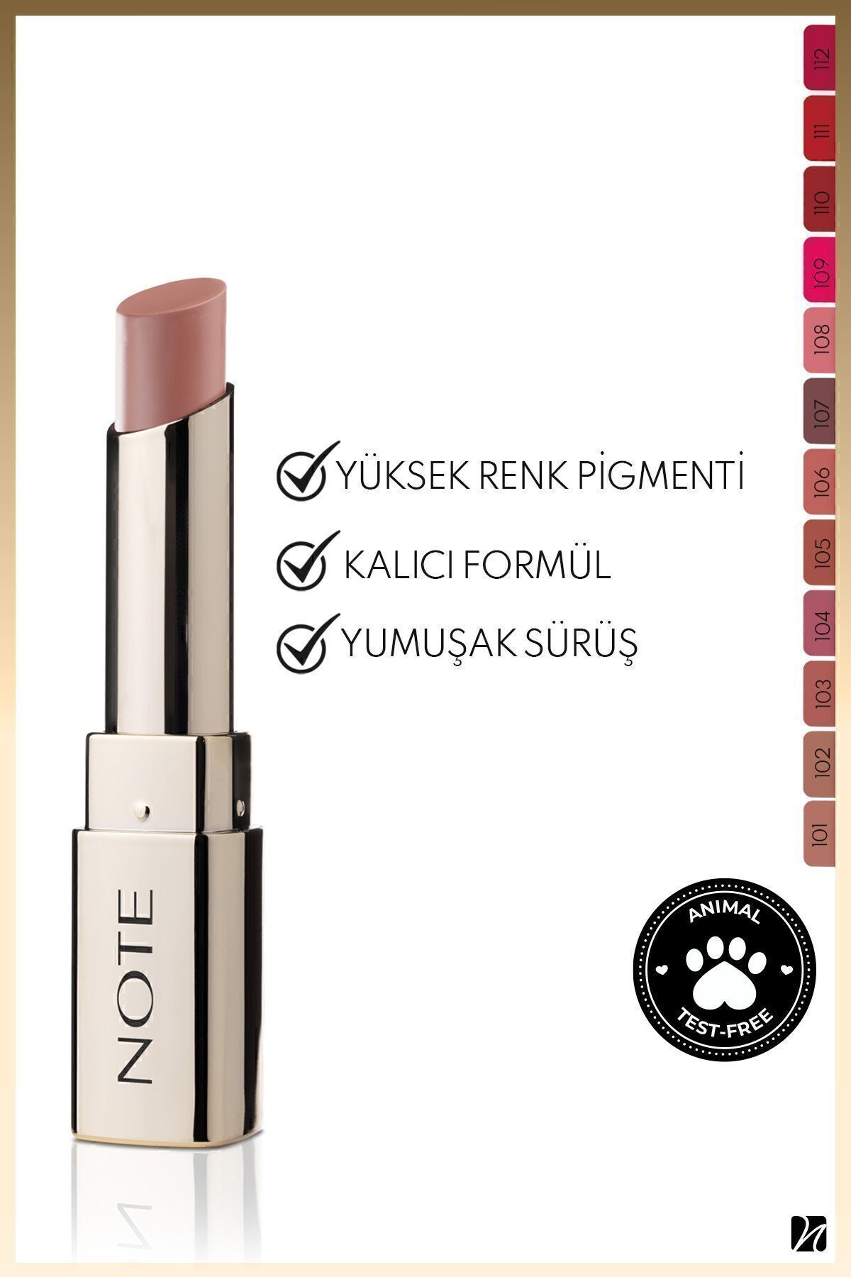 Iconic Matte Lipstick Kalıcı Mat Ruj 101 Darling - Nude — صورتی LST ICONIC MATTE — تصویر 4 از 8