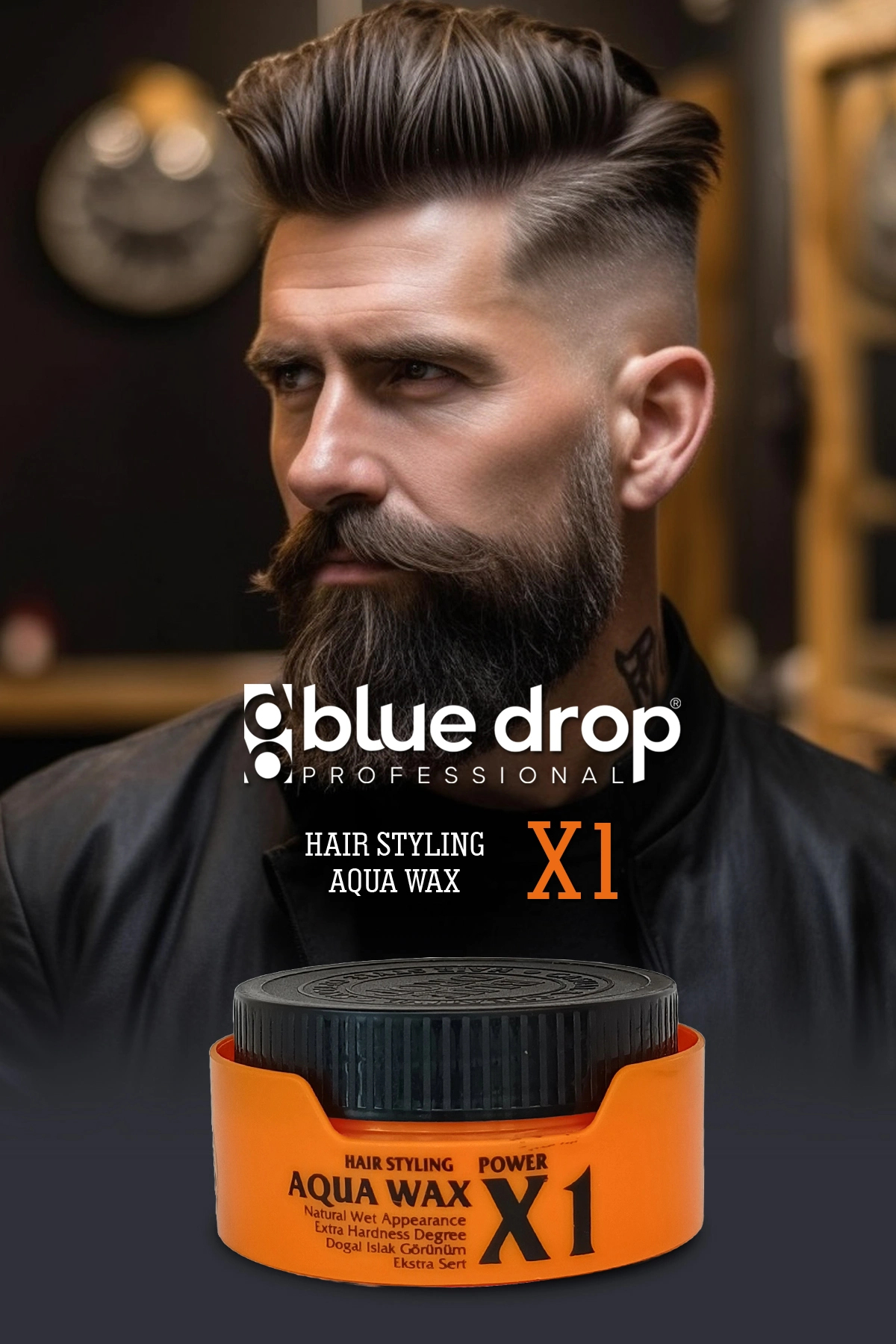 Aqua Wax Saç Şekillendirici Krem X1 (TURUNCU) 150 ml — 8680164442261 — تصویر 4 از 6