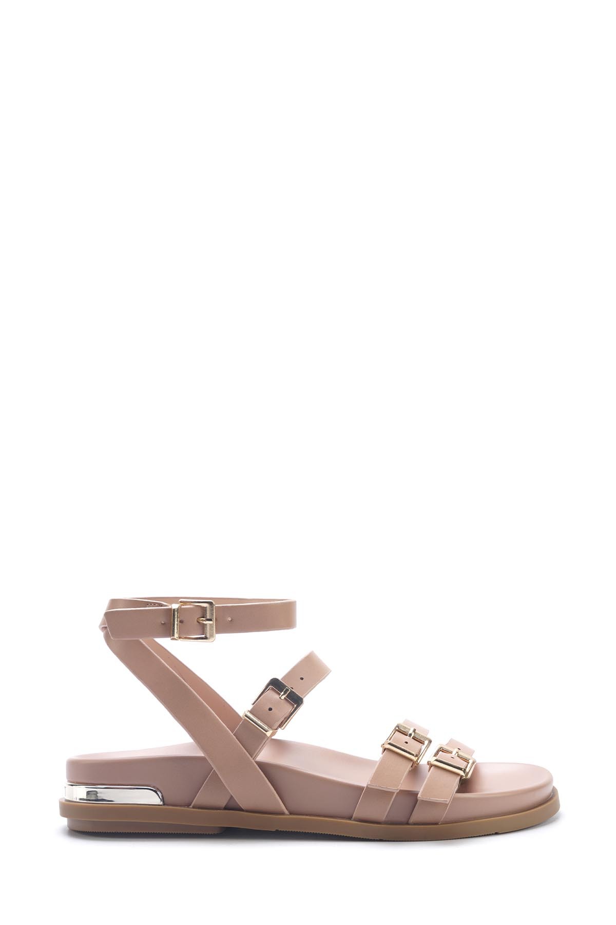 HERANES 5FX Women's Flat Sandals in Beige