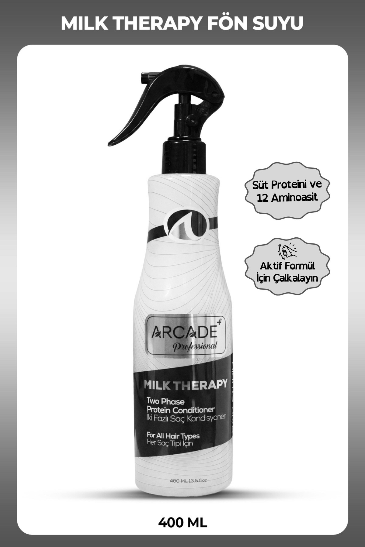 Arcade Milk Therapy Çift Fazlı Fön Sütü 400Ml — 153.AH.2704