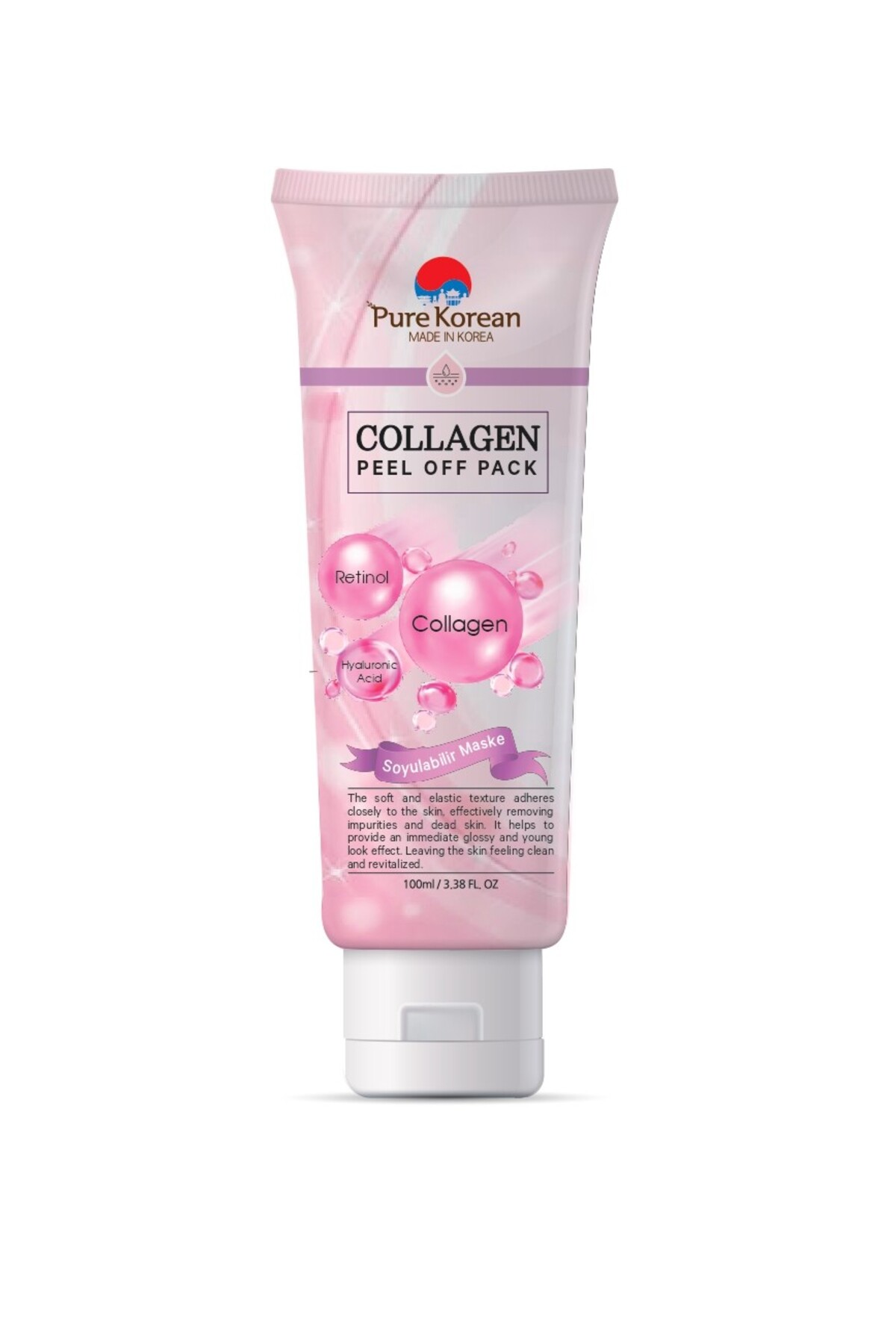 PURE KOREAN Collagen Peel off Mask 100ml - Fiyatı, Yorumları