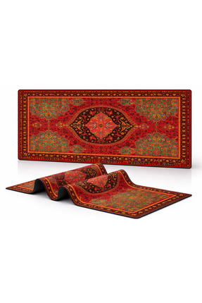 BLS 30x70 Cm Oyuncu Gaming Mouse Pad Kaymaz Kauçuk Taban Fare Altlığı Kilim D...