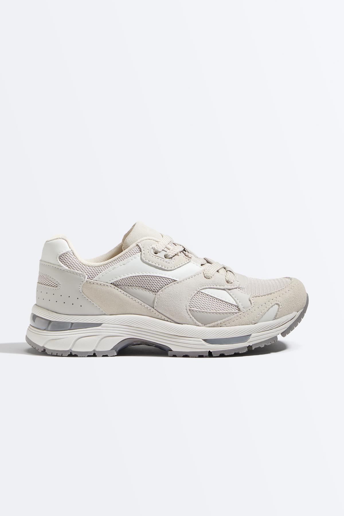 Oysho  Süet running tarzı spor ayakkabı