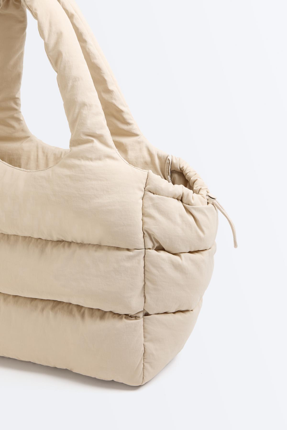 Oysho  Kapitone shopper çanta - Görsel 5