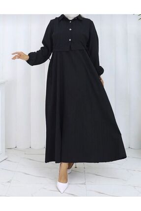 MODA KETEN ETEKLİ ELBİSE