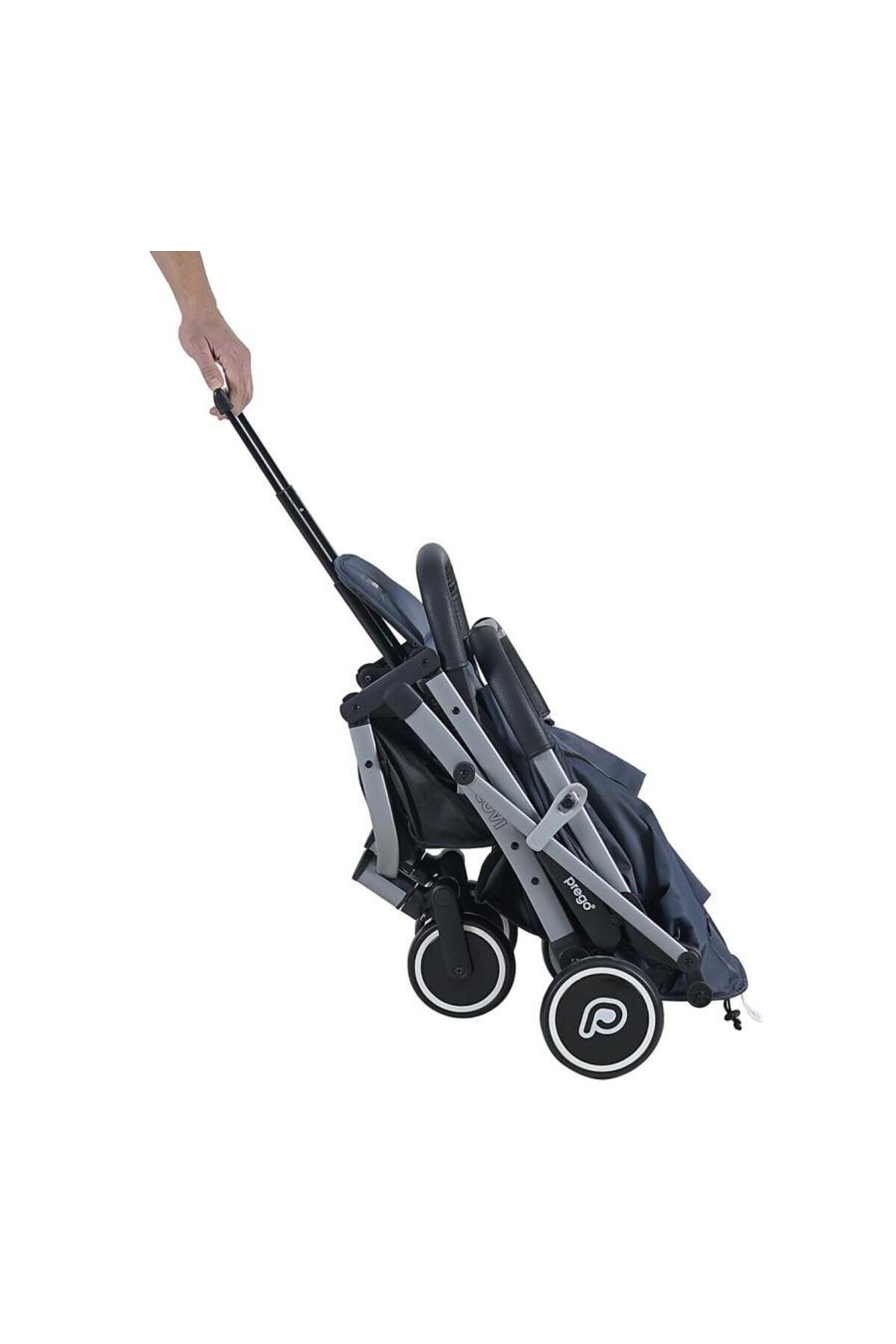 Prego Covi Kabin Boy Bebek Arabası 2025 siyah fotoğrafı 2 (önizleme)