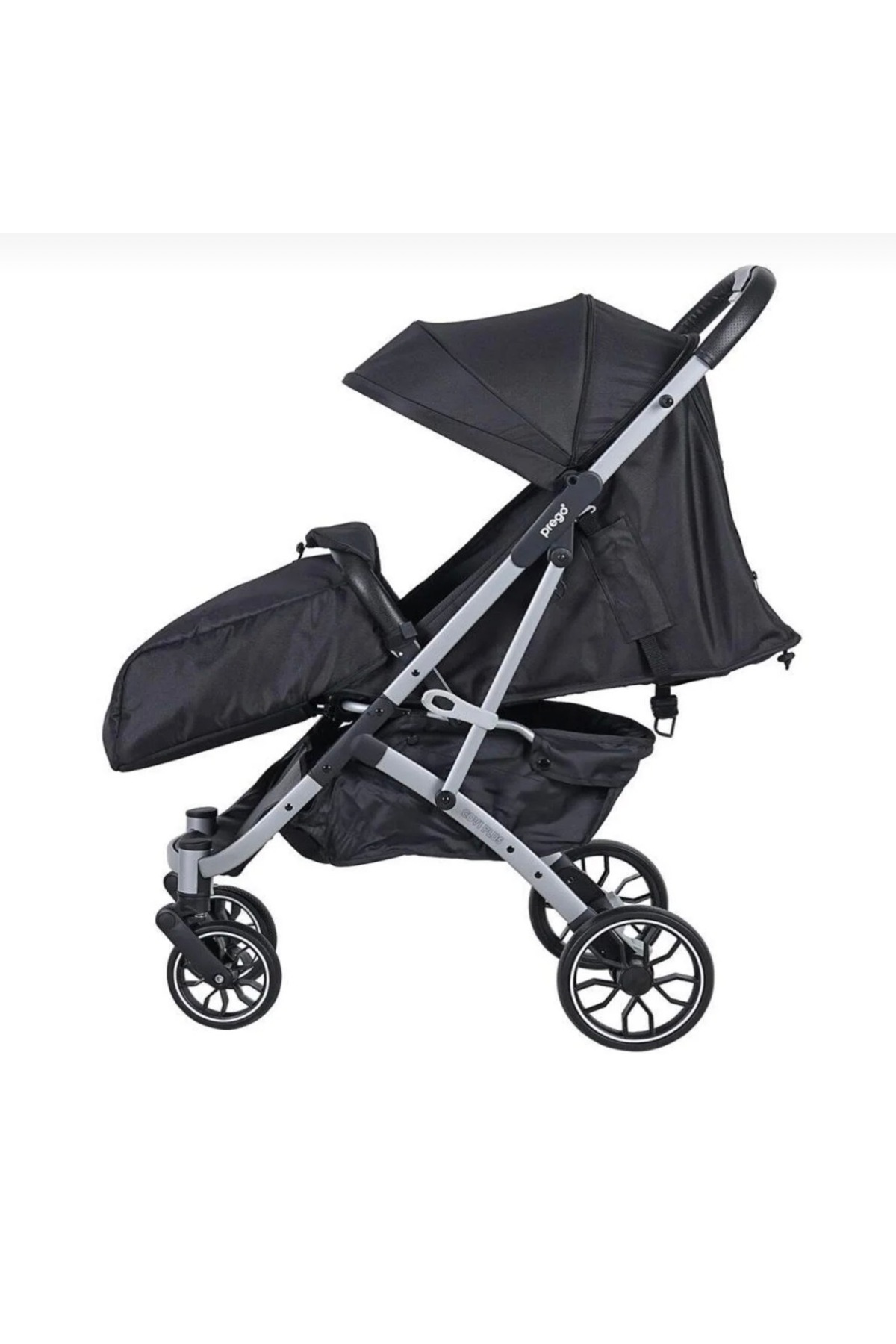 Prego Covi Kabin Boy Bebek Arabası 2025 siyah fotoğrafı 4 (önizleme)