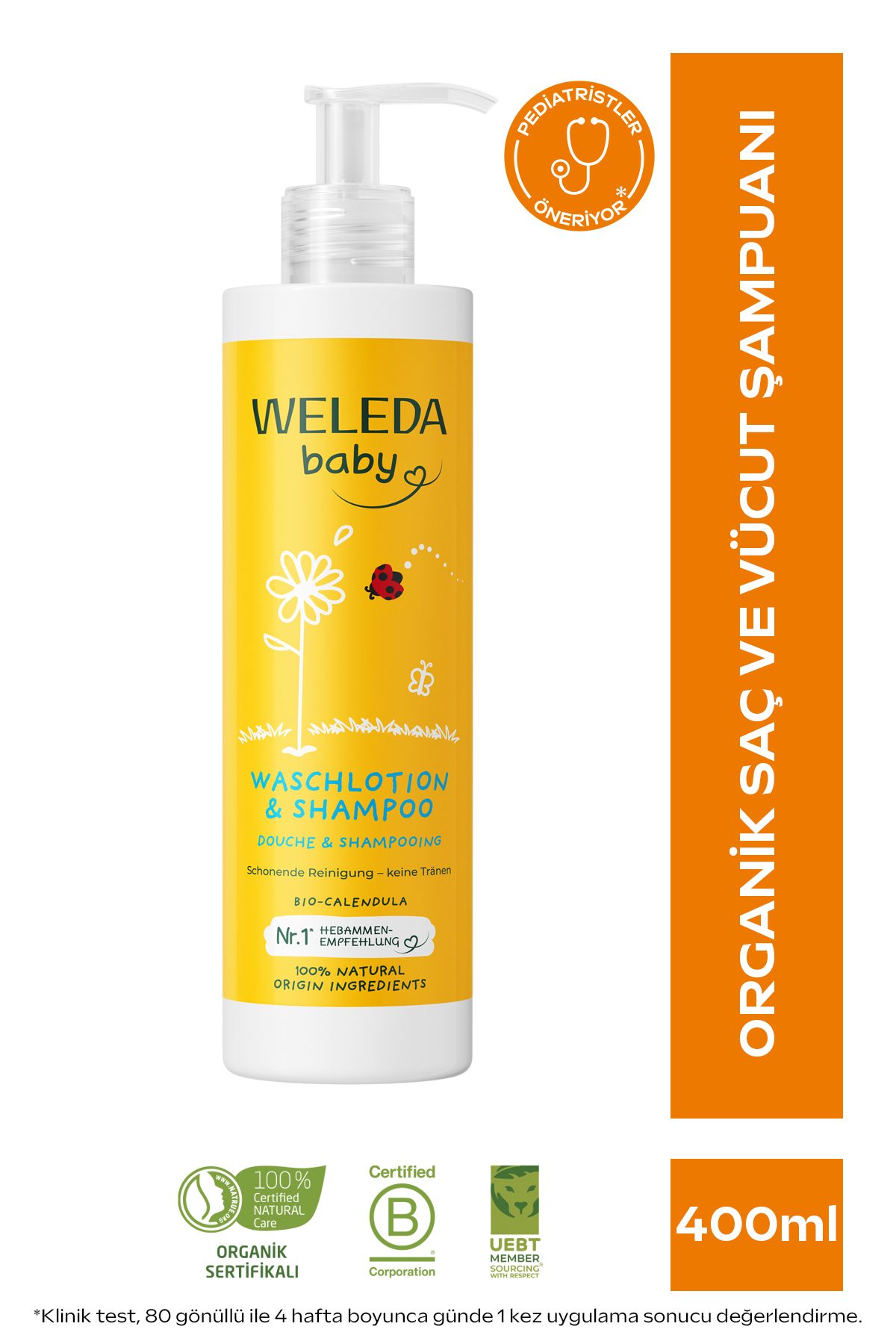 Weleda Calendula Özlü Organik Saç ve Vücut Şampuanı 400ml - Fiyatı, Yorumları