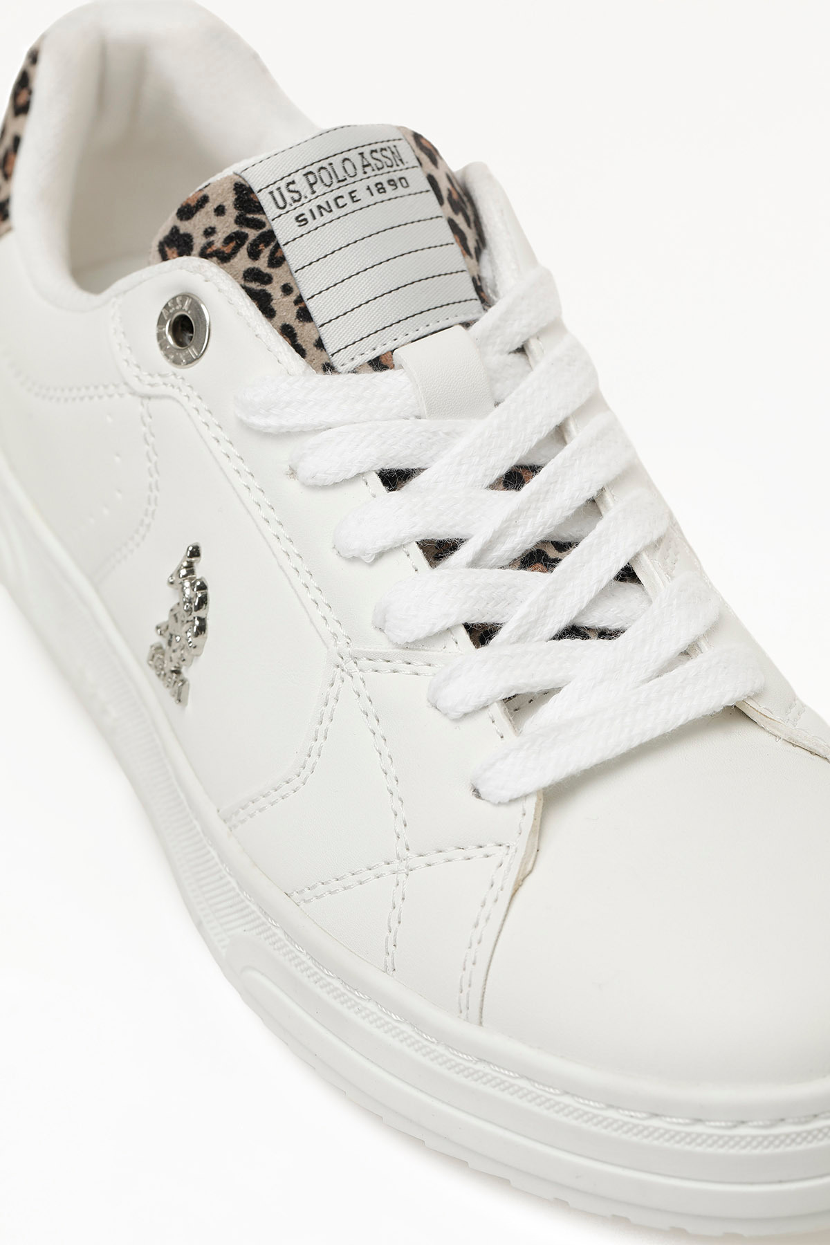 U.S. Polo Assn. PRELO 6FX Beyaz Kadın Sneaker görsel 7