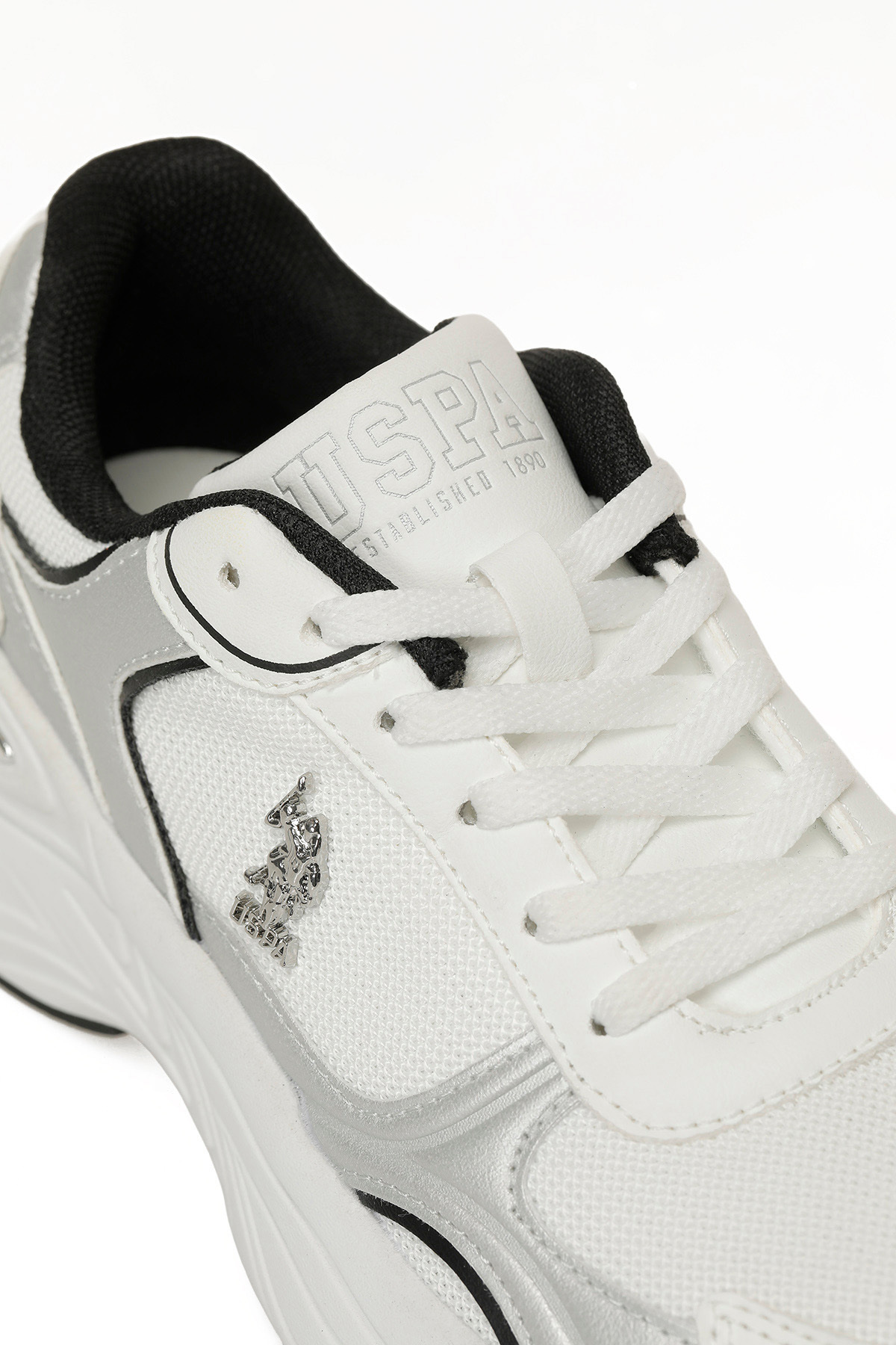 U.S. Polo Assn. ILINA 6FX Beyaz Kadın Spor Ayakkabı görsel 7