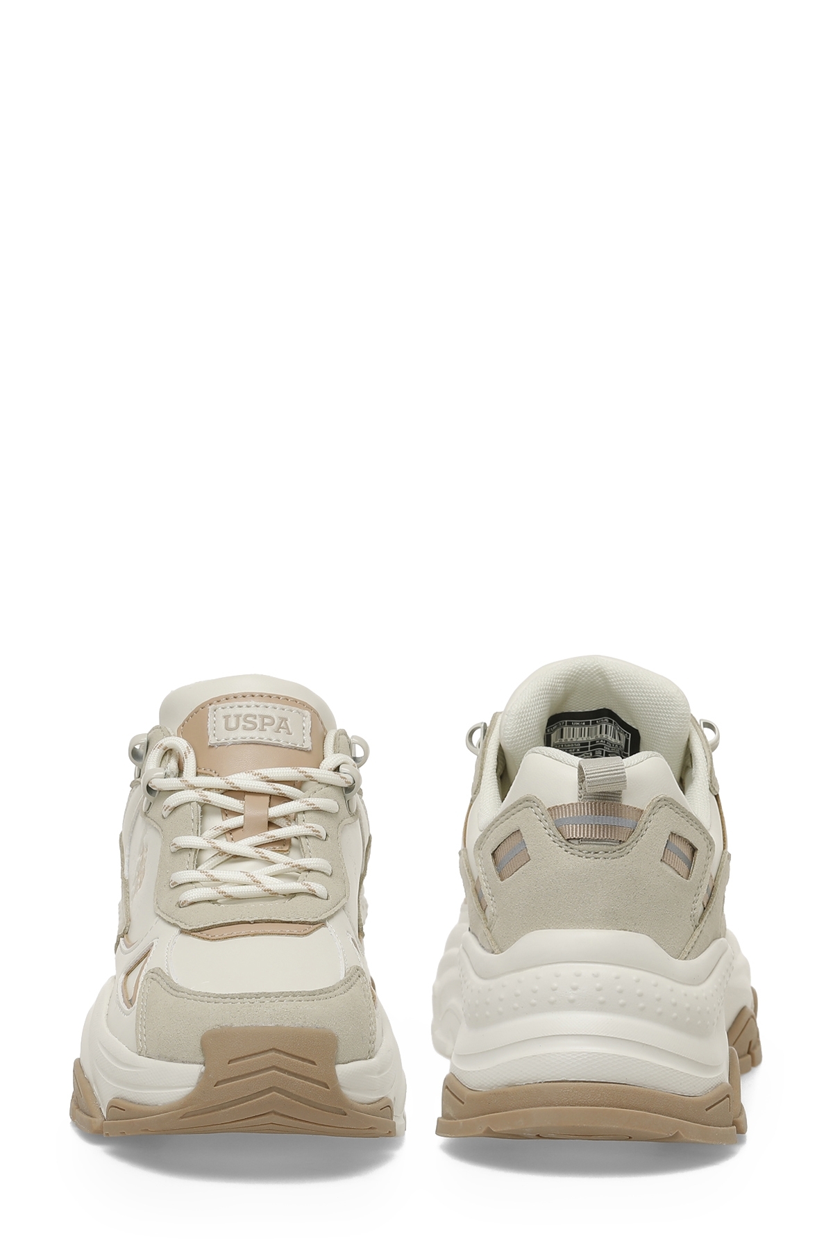 U.S. Polo Assn.  KALISTA 6FX Bej Kadın Spor Ayakkabı - Görsel 5