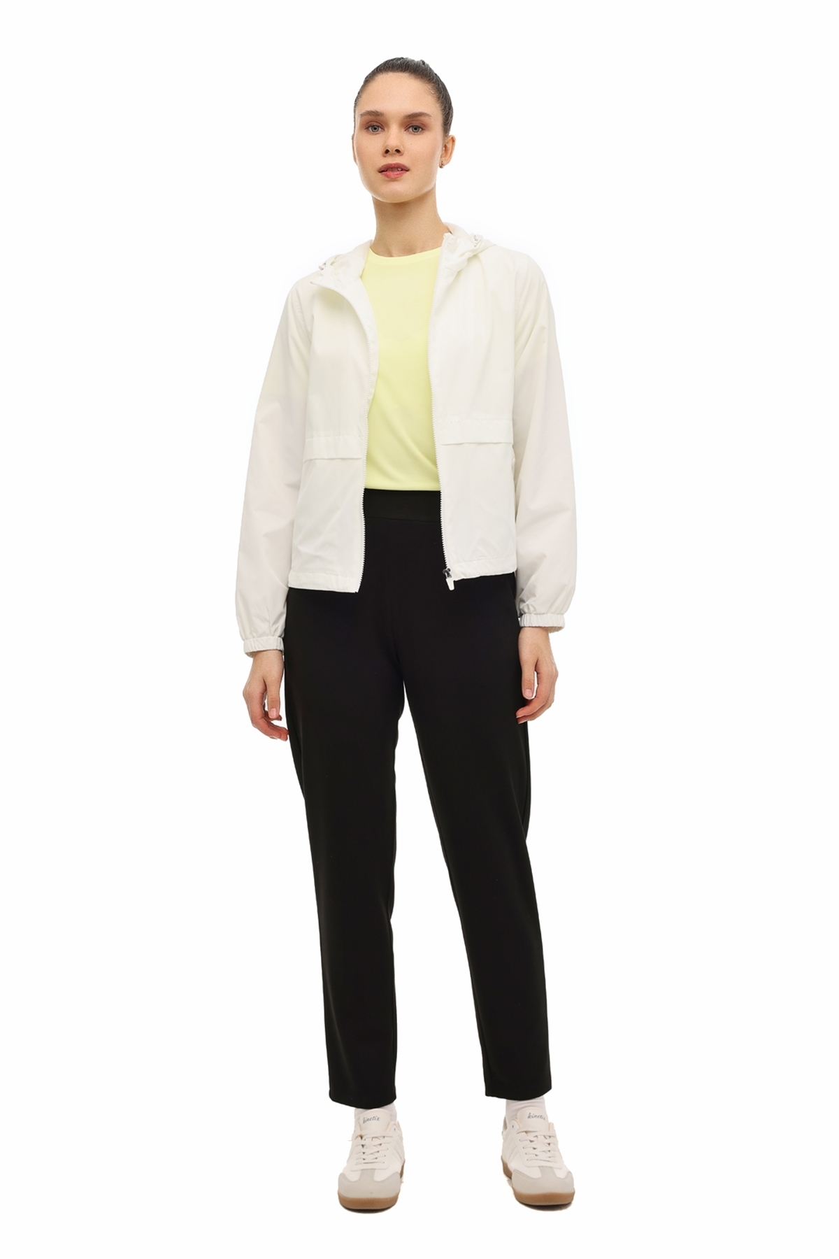 Kinetix  WL 8GABY 8P100 6FX Ekru Kadın Yağmurluk - Görsel 3