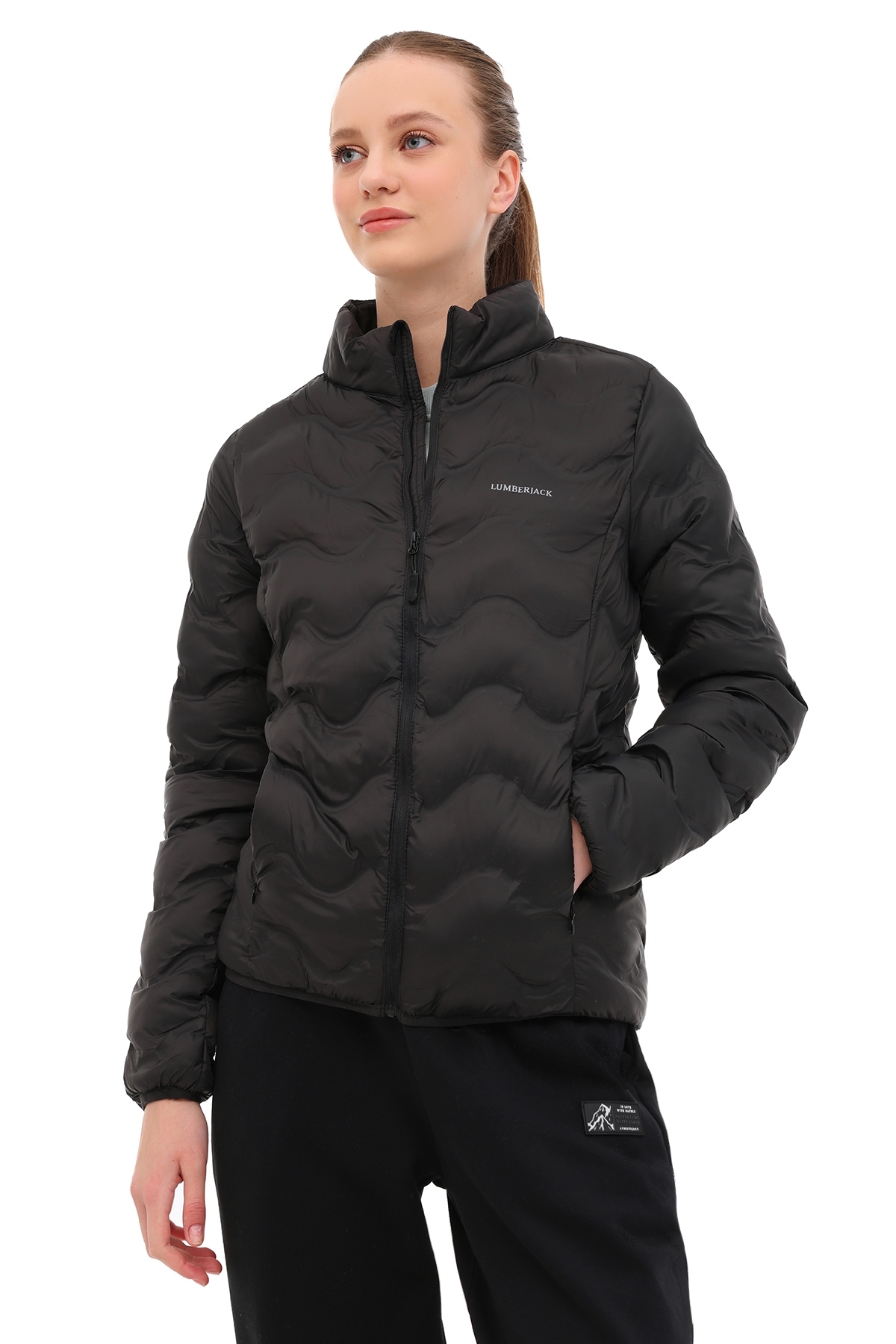 Lumberjack  WL 1STAR 5PR Siyah Kadın İnce Mont