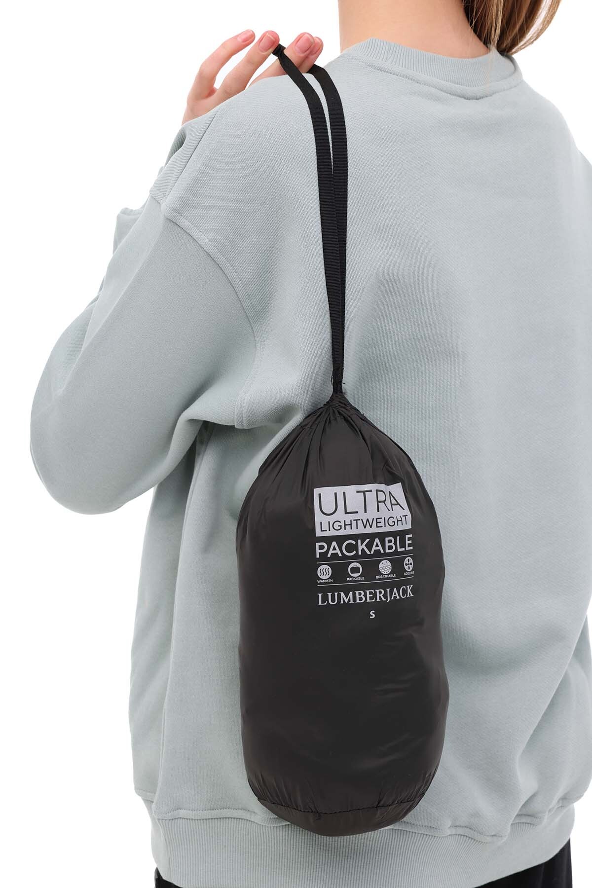 Lumberjack  WL 1STAR 5PR Siyah Kadın İnce Mont - Görsel 5