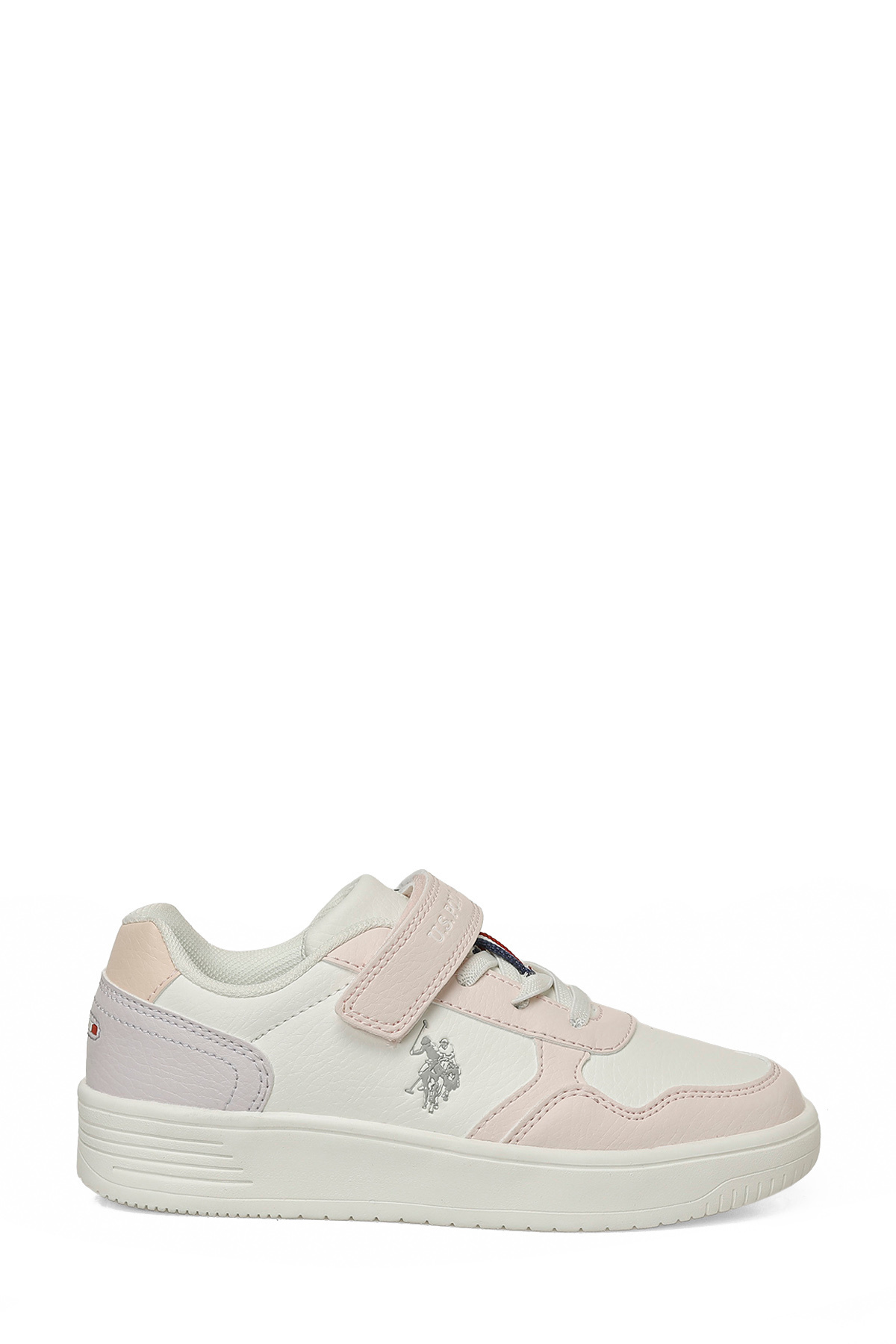U.S. Polo Assn. Coster Jr 6Fx White Girls' Sneaker