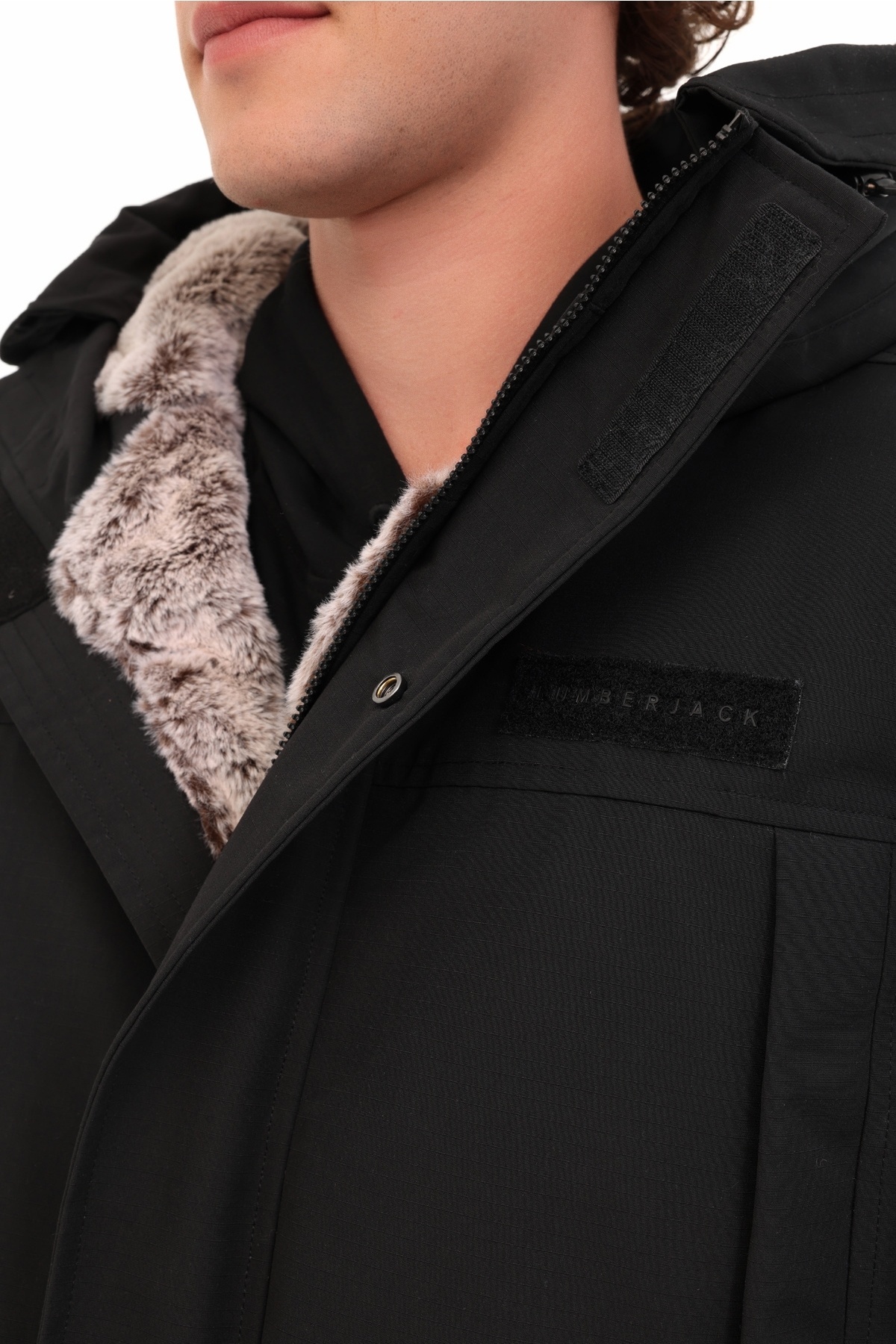 Lumberjack  ML ENIGMA 3LE-86 5PR Siyah Erkek Uzun Kaban - Görsel 4