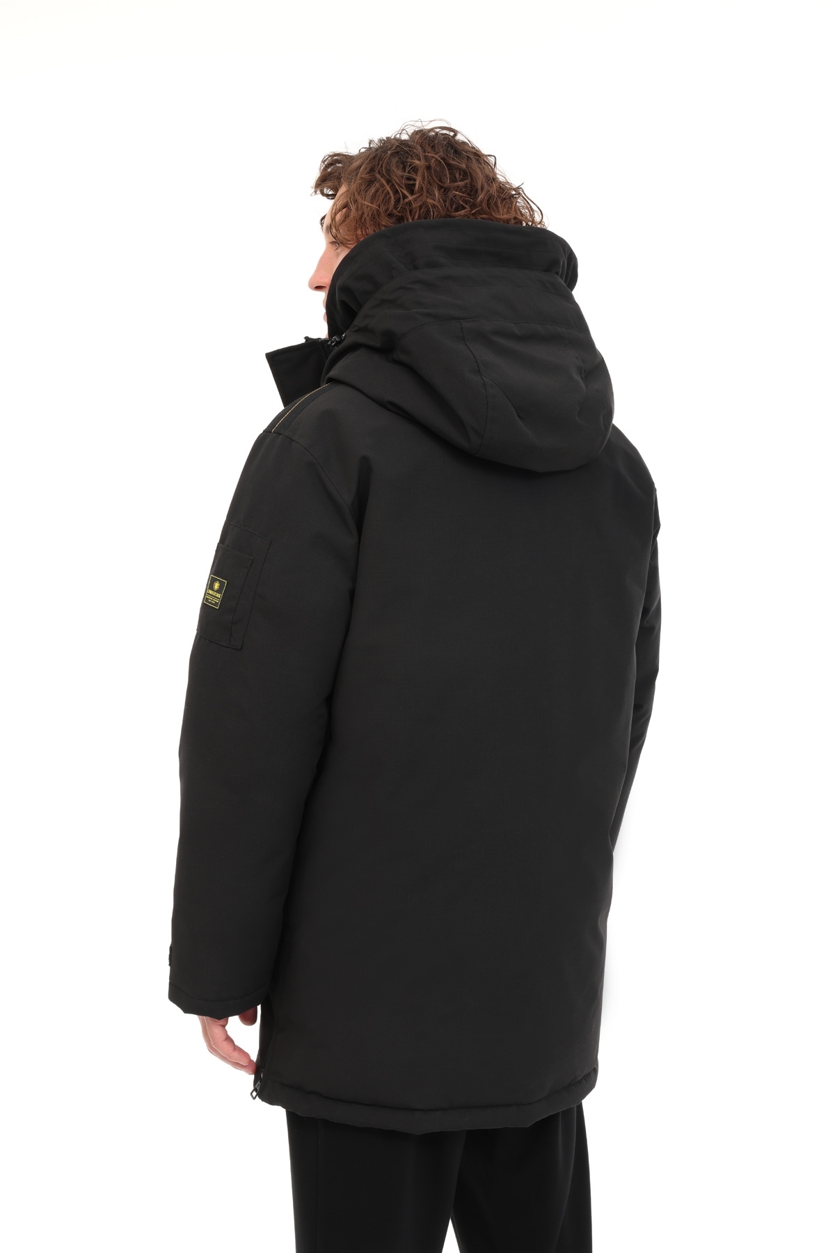 Lumberjack  ML ENIGMA 3LE-86 5PR Siyah Erkek Uzun Kaban - Görsel 2