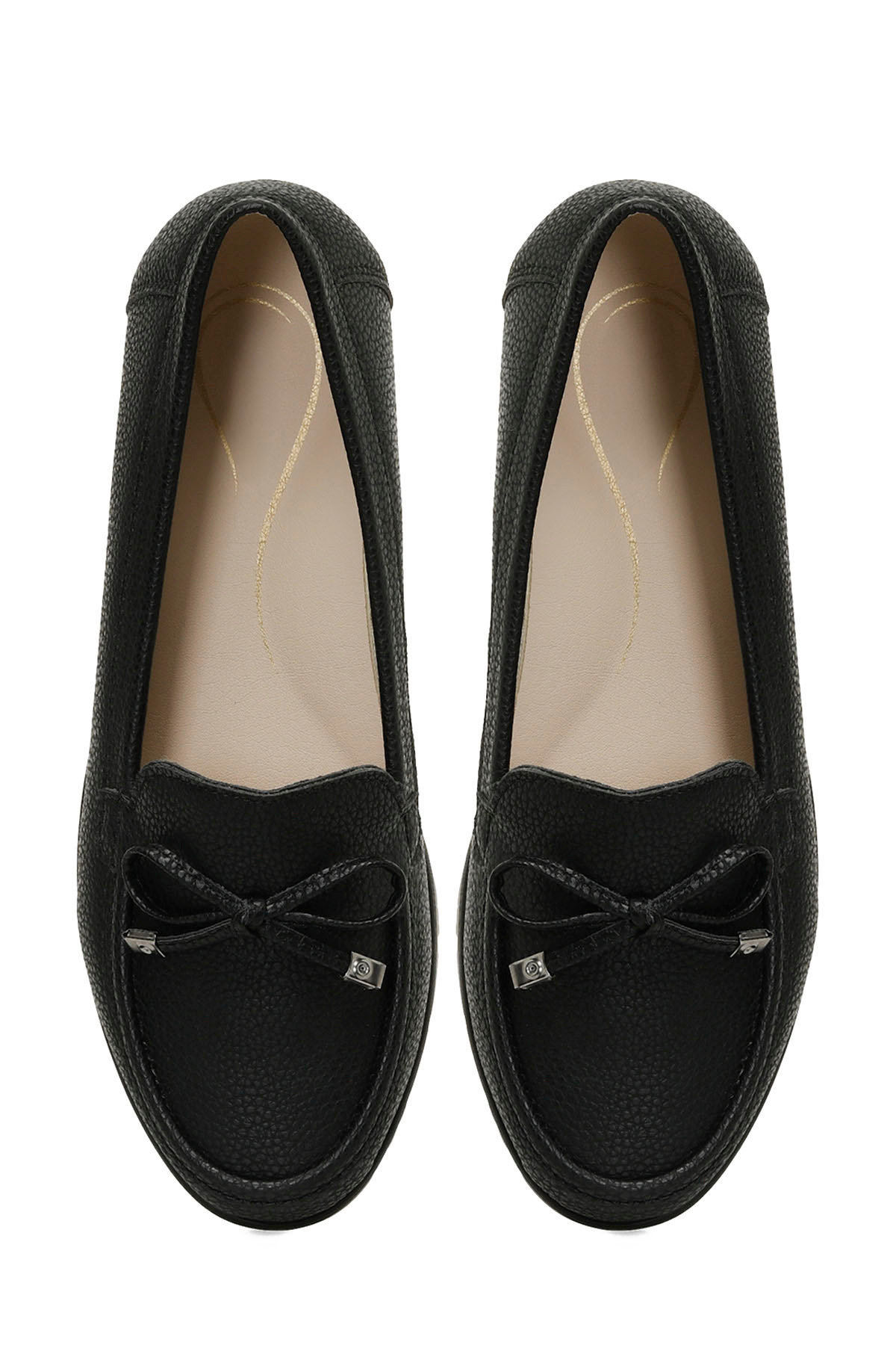 Polaris  166015.Z5FX Siyah Kadın Loafer - Görsel 4