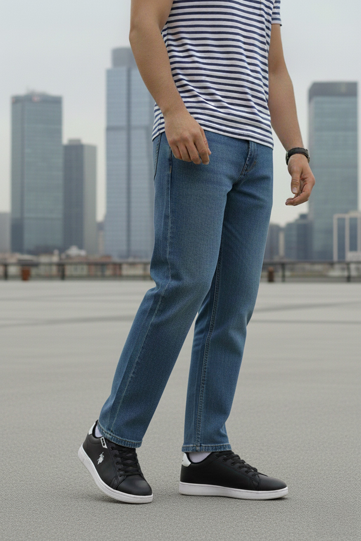 U.S. Polo Assn.  COSTA 5PR Siyah Erkek Sneaker - Görsel 2