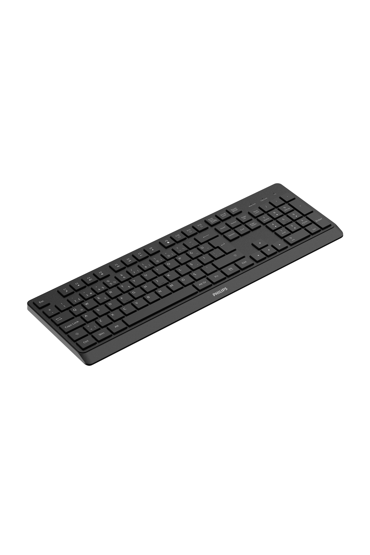 کیبورد بی‌سیم ترکی Q مدل SPK6368 مشکی