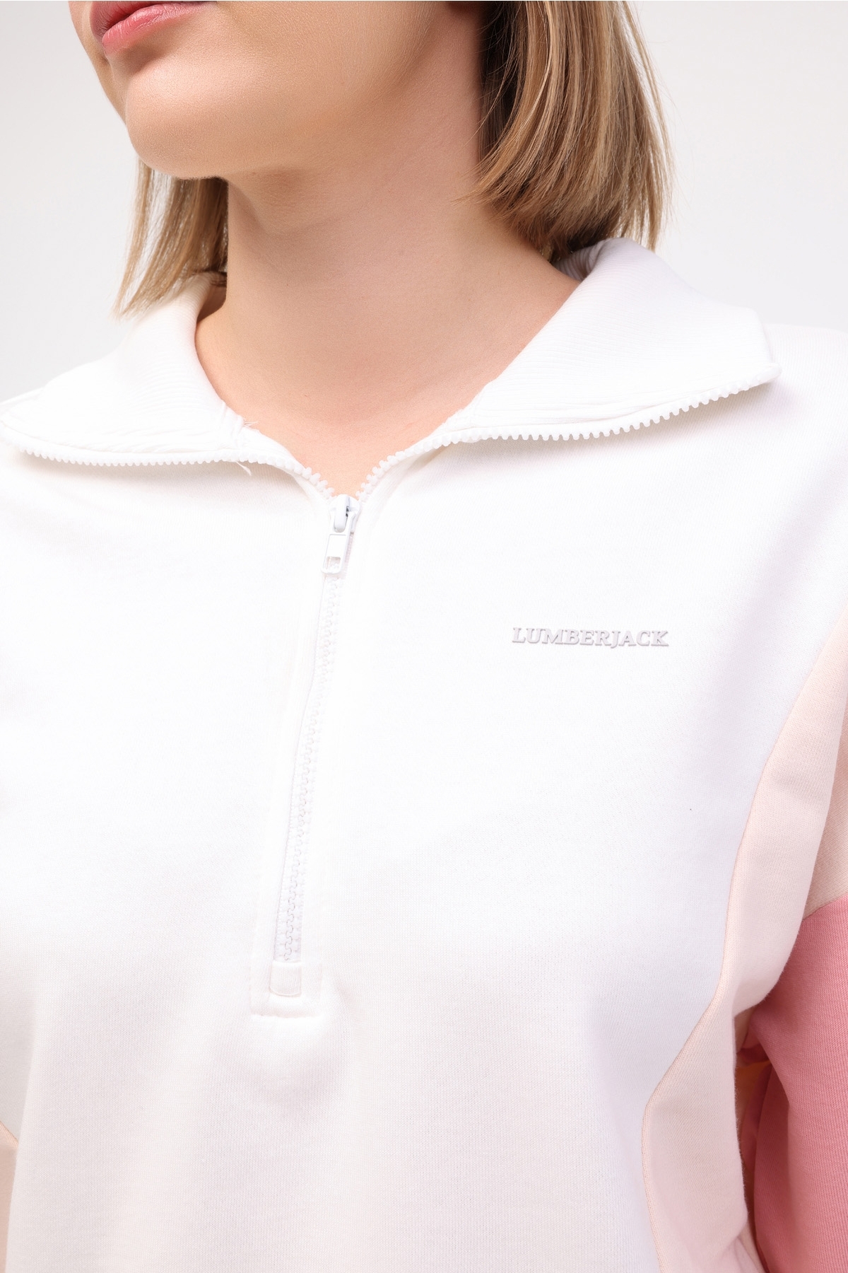 lumberjack WL ANNABEL-C 16CK927 5FX Pembe Kadın Sweatshirt görsel 4