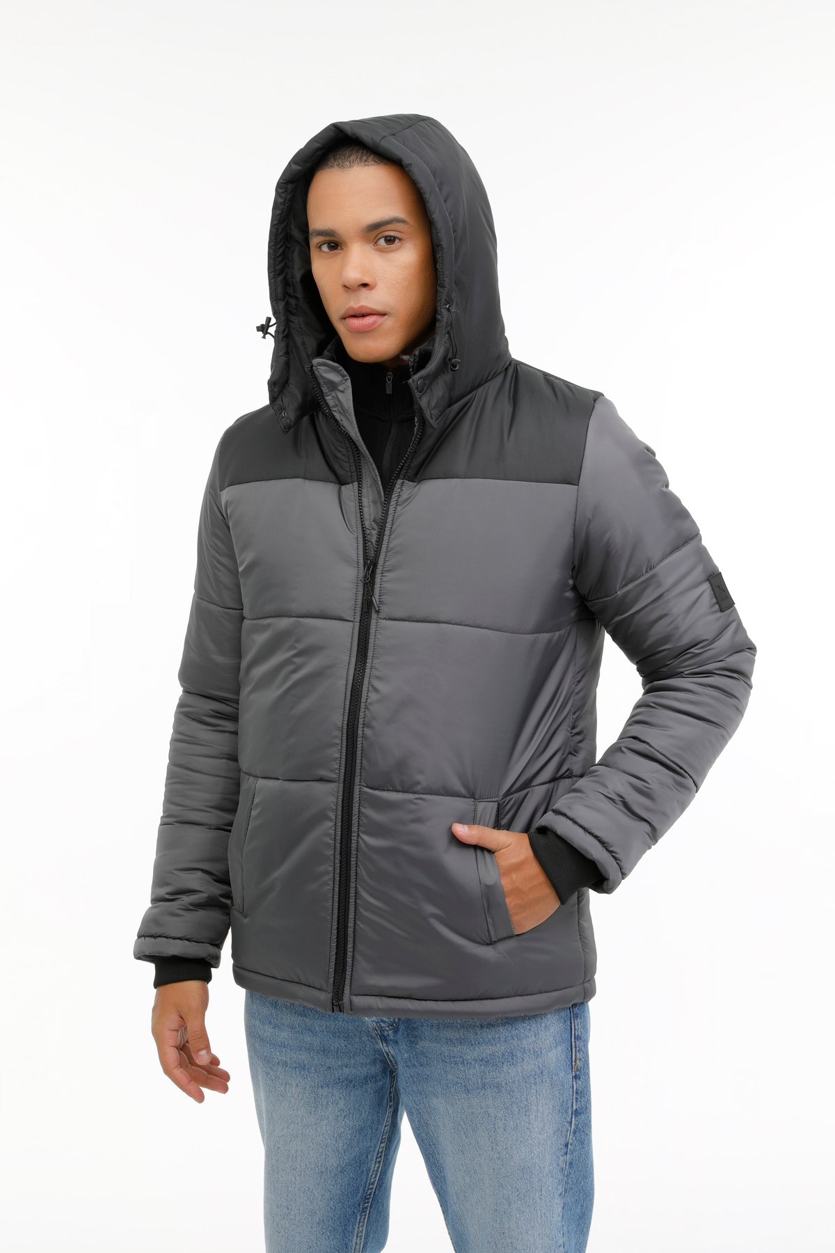 Kinetix  ML ARNY-C COAT 3PR Gri Erkek Kısa Kaban - Görsel 7