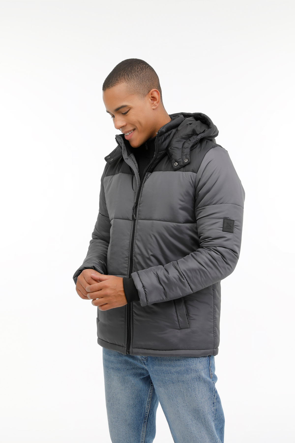 Kinetix  ML ARNY-C COAT 3PR Gri Erkek Kısa Kaban - Görsel 6