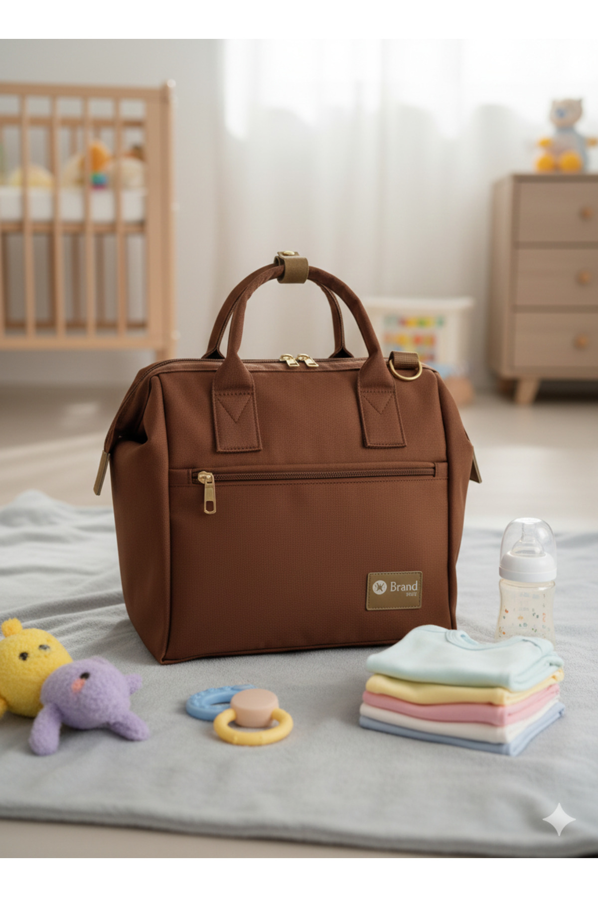 brandbaby Çok Amaçlı ısı yalıtımlı su geçirmez termal beslenme ve yemek taşıma çantası fotoğrafı 4 (önizleme)