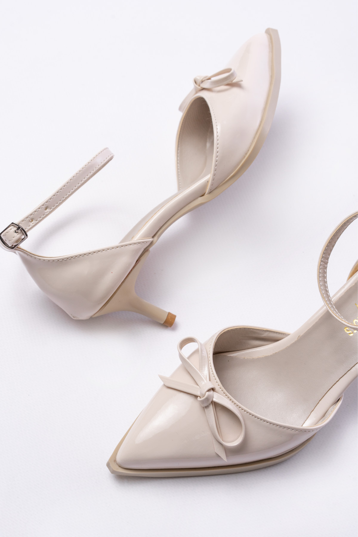 ACMZ SHOES  Saten Taş Detaylı Ayakkabı - Görsel 3