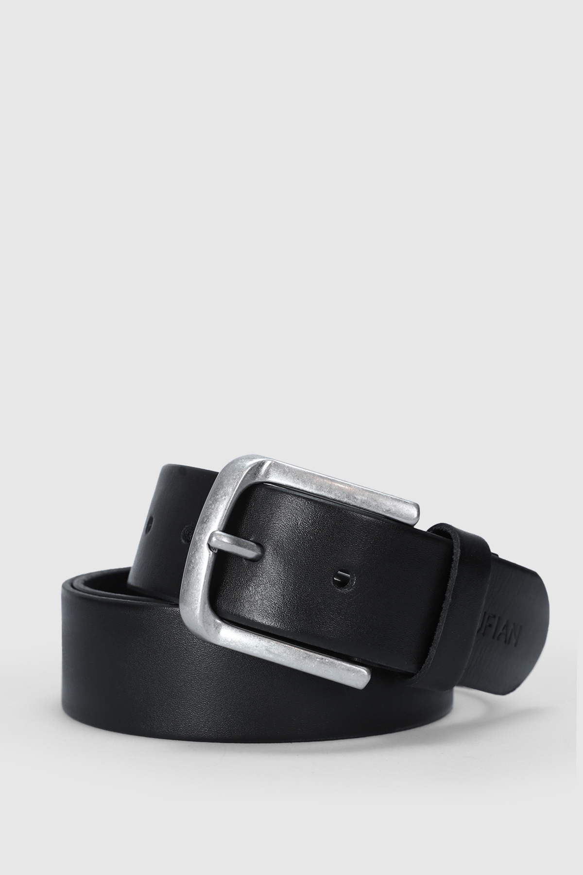 Lufian  Jack Erkek Deri Kemer Siyah