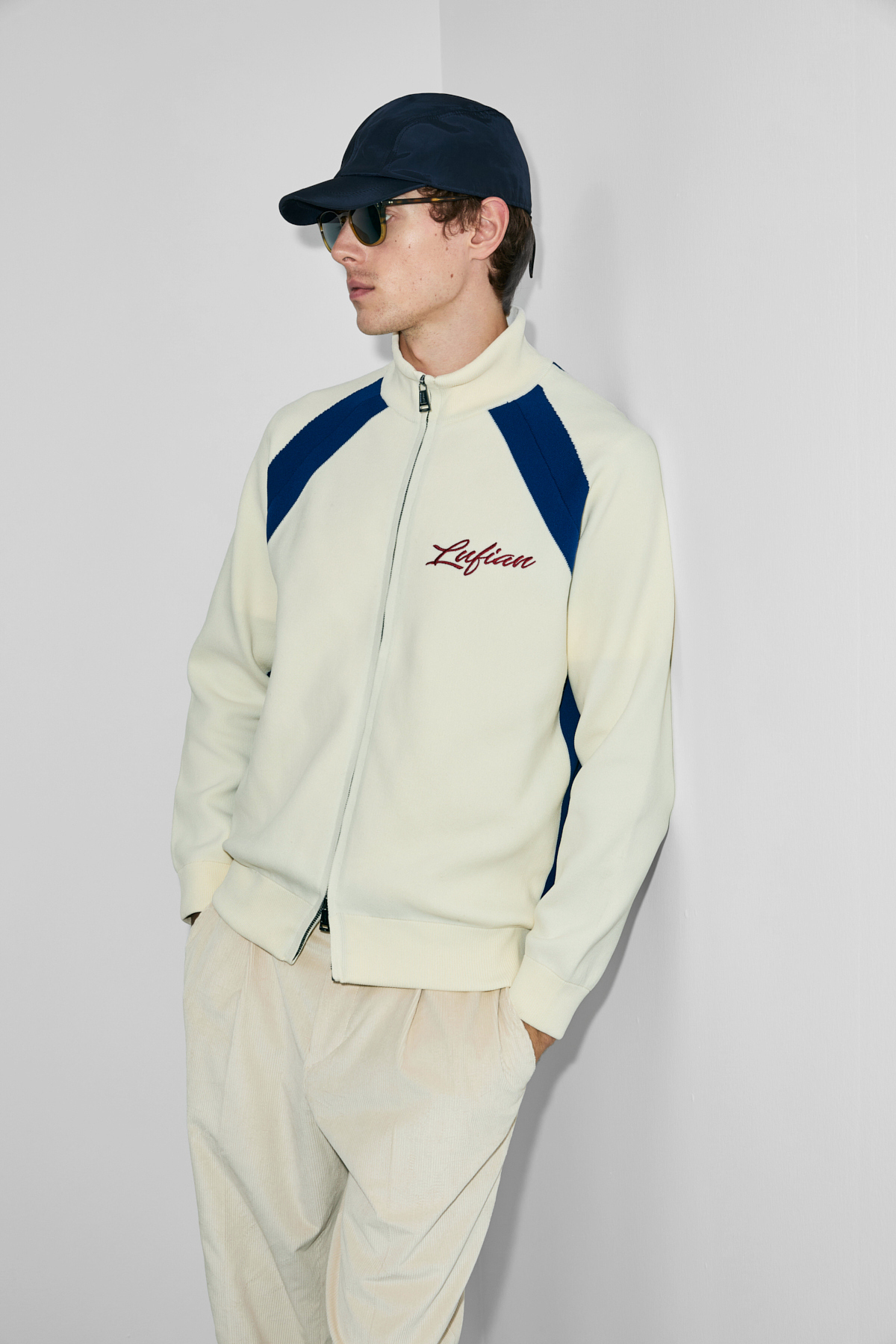 Lufian  Shıne Erkek Hırka Kırık Beyaz - Görsel 3