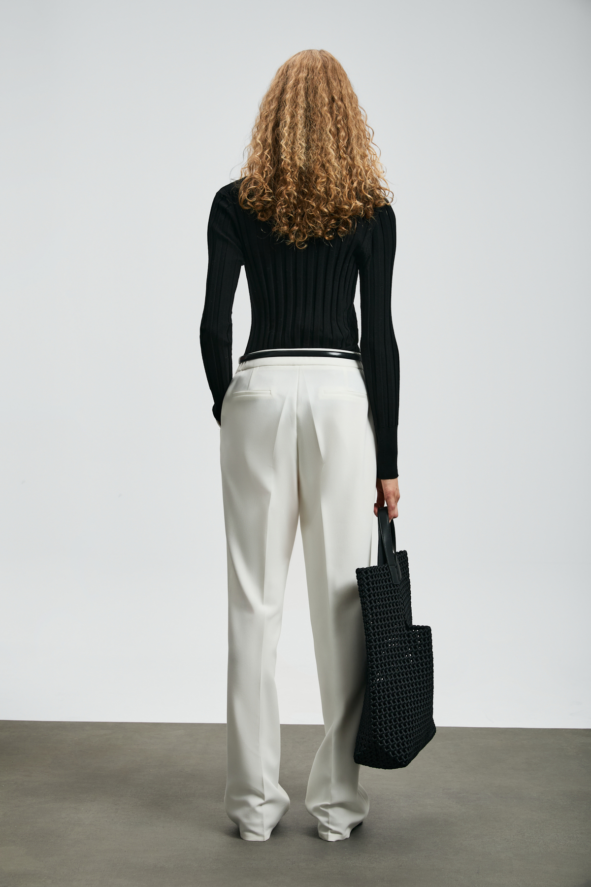 Lufian  Perla Kadın Kazak Siyah - Görsel 6