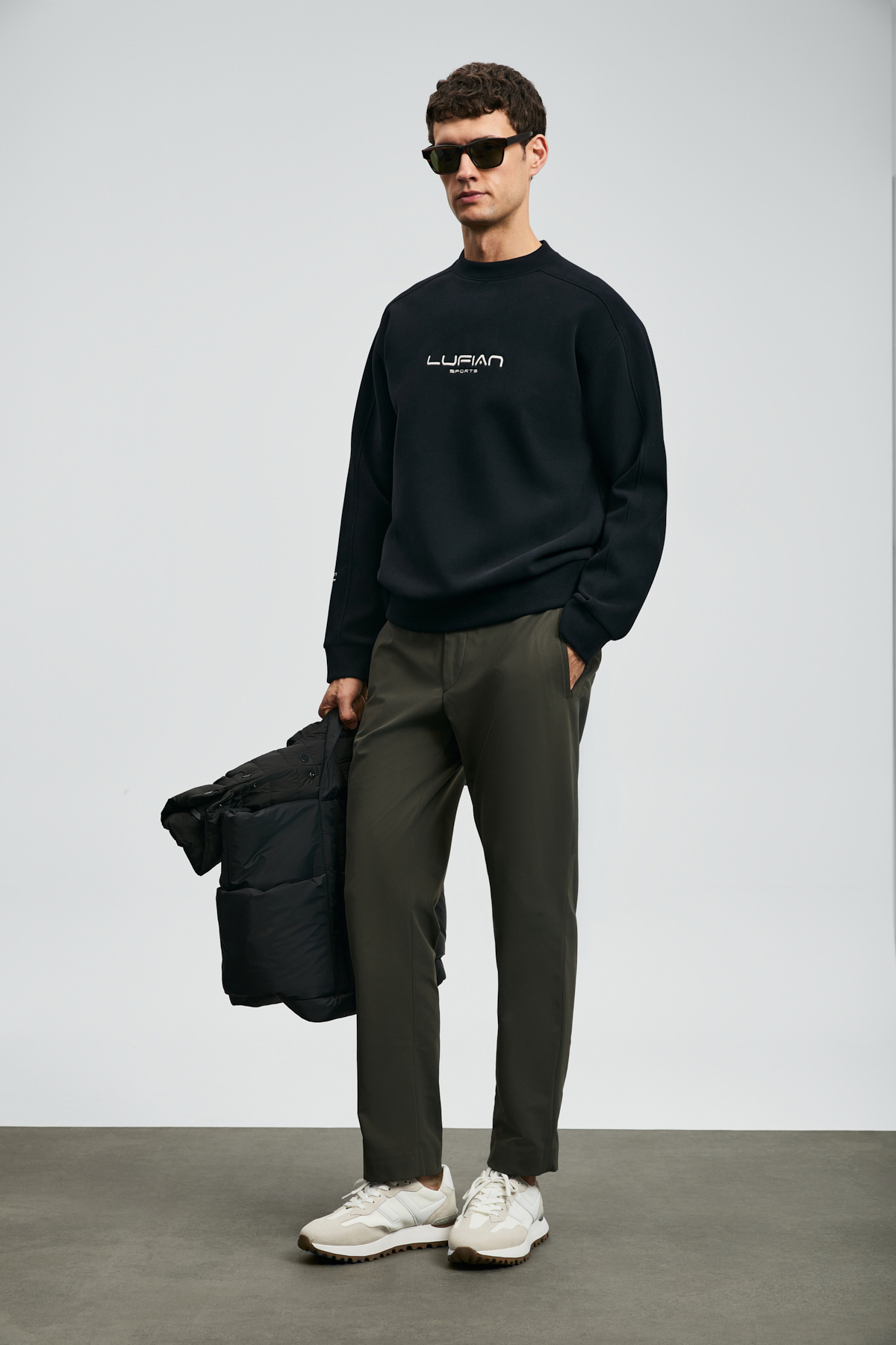 Lufian  Dark Erkek Sweatshirt Siyah - Görsel 2