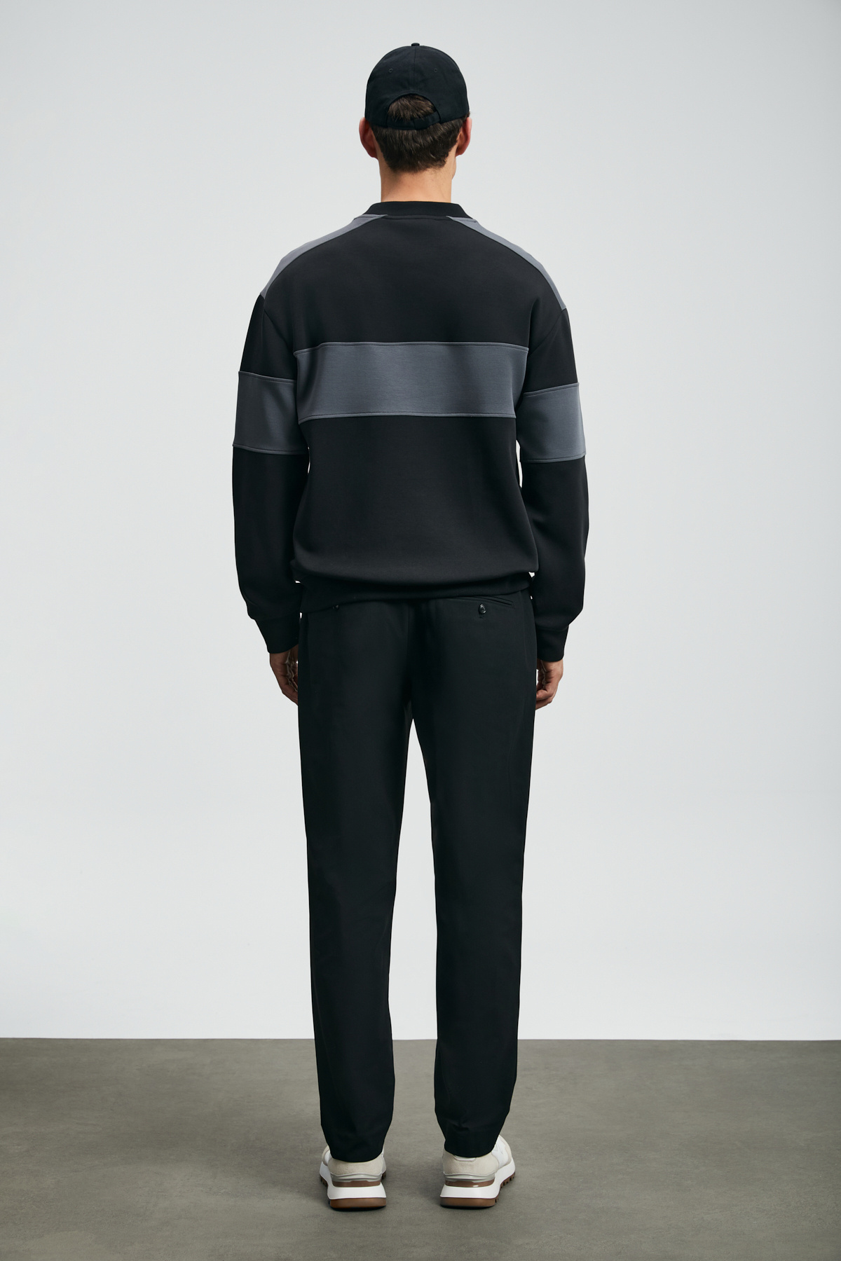 Lufian  Pıeces Erkek Sweatshirt Siyah - Görsel 6