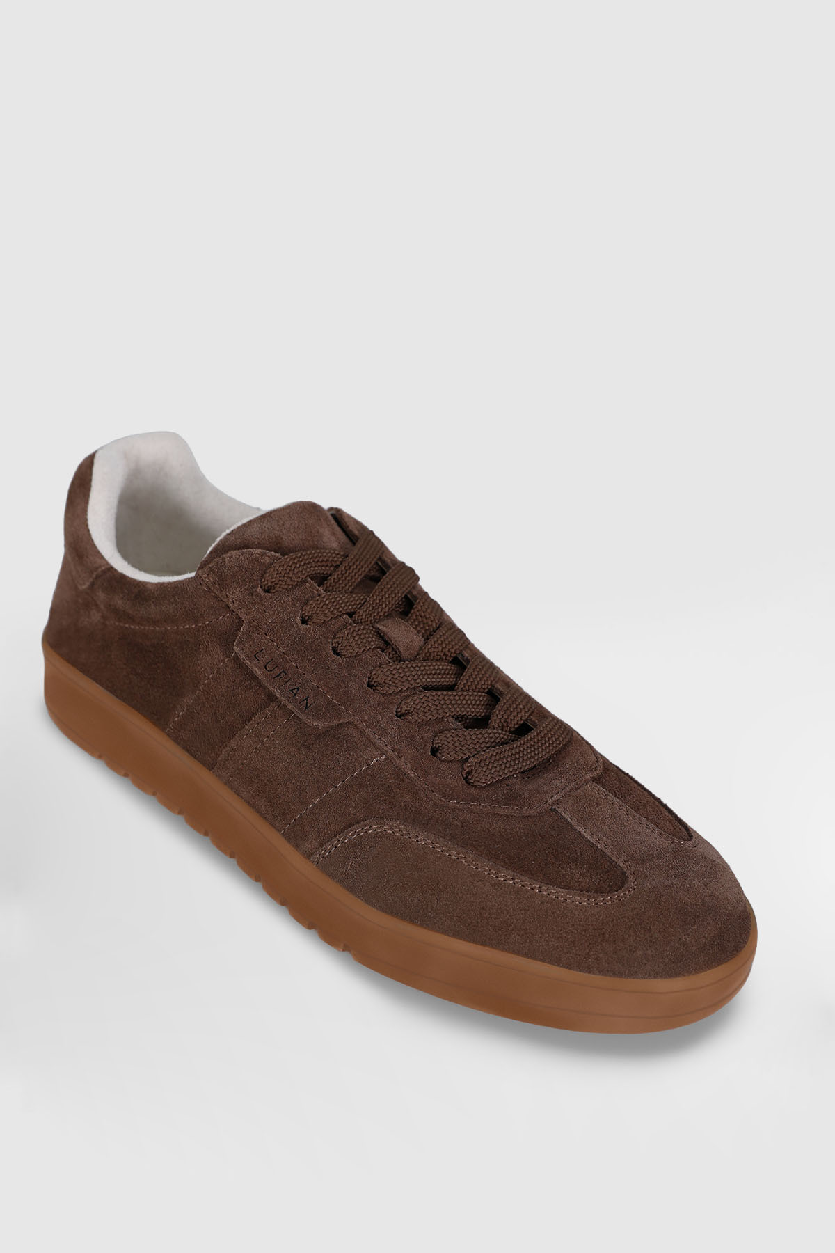 Lufian  Pele Erkek Deri Sneaker Ayakkabı Açık Kahve - Görsel 4