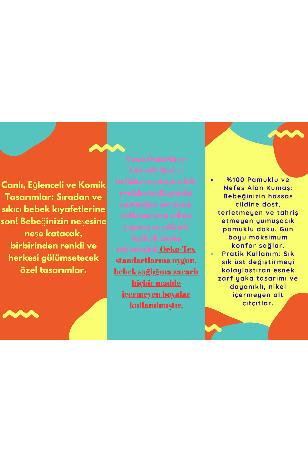 Novera Organik %100 Pamuklu Taraftar Bebek Zıbın Unisex Bebek Body fotoğrafı 4 (önizleme)