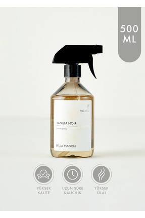 Bella Maison Vanilla Noir Oda Spreyi Siyah (500 ml)