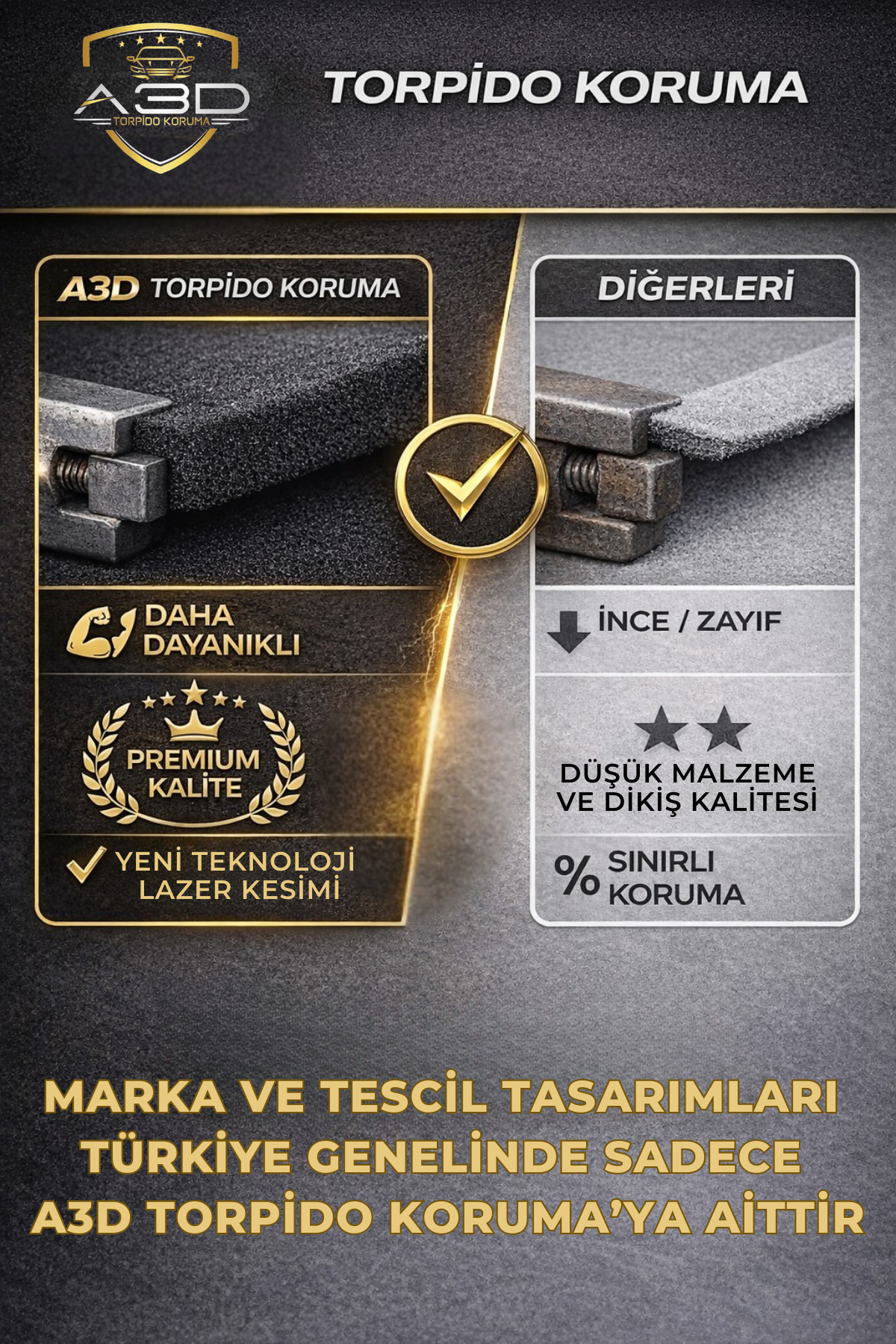 A3D TORPİDO KORUMA Opel Corsa C 2000-2006 Ön Örtüsü Göğüs Panel Torpido Koruma Koruyucu Kılıfı Halısı Aksesuarlar fotoğrafı 4 (önizleme)