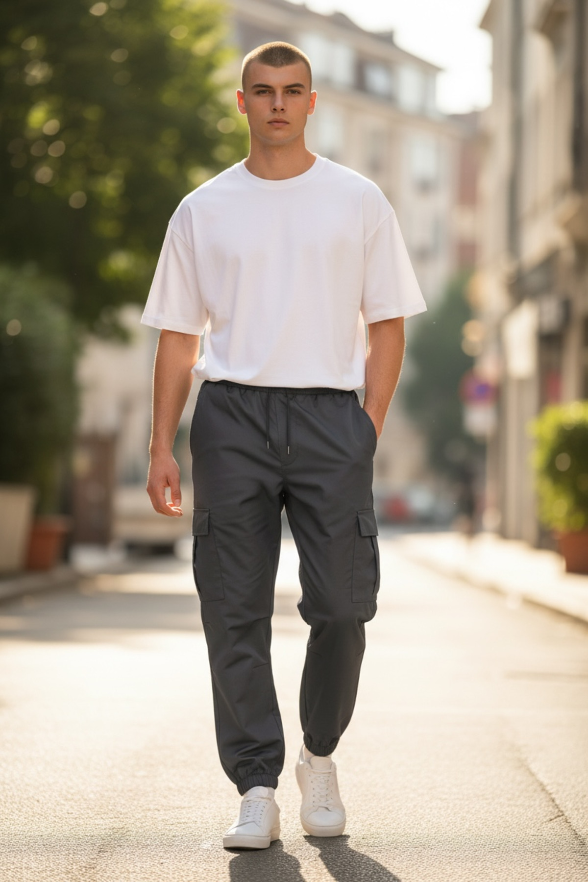 Verve  Dokuma Kargo Pantolon - Görsel 2