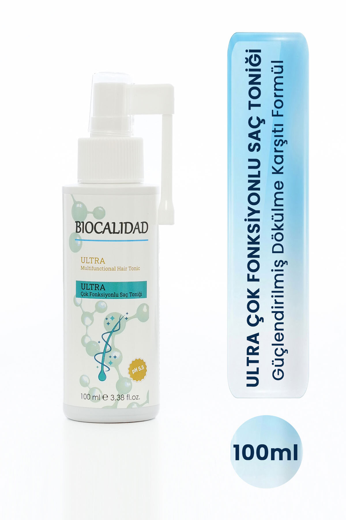 biocalidad Ultra Çok Fonksiyonlu Saç Toniği / Dökülme İncelme Karşıtı/ Kepek Önleyici/Güçlendirici — Ultra Saç Toniği