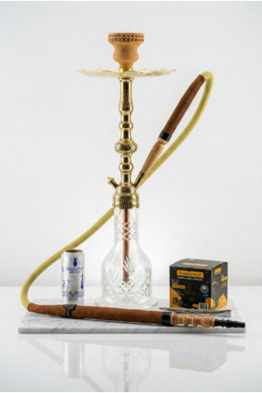 gökkuşağı nargile Büyük Boy Geleneksel Bakır Nargile Tam Set