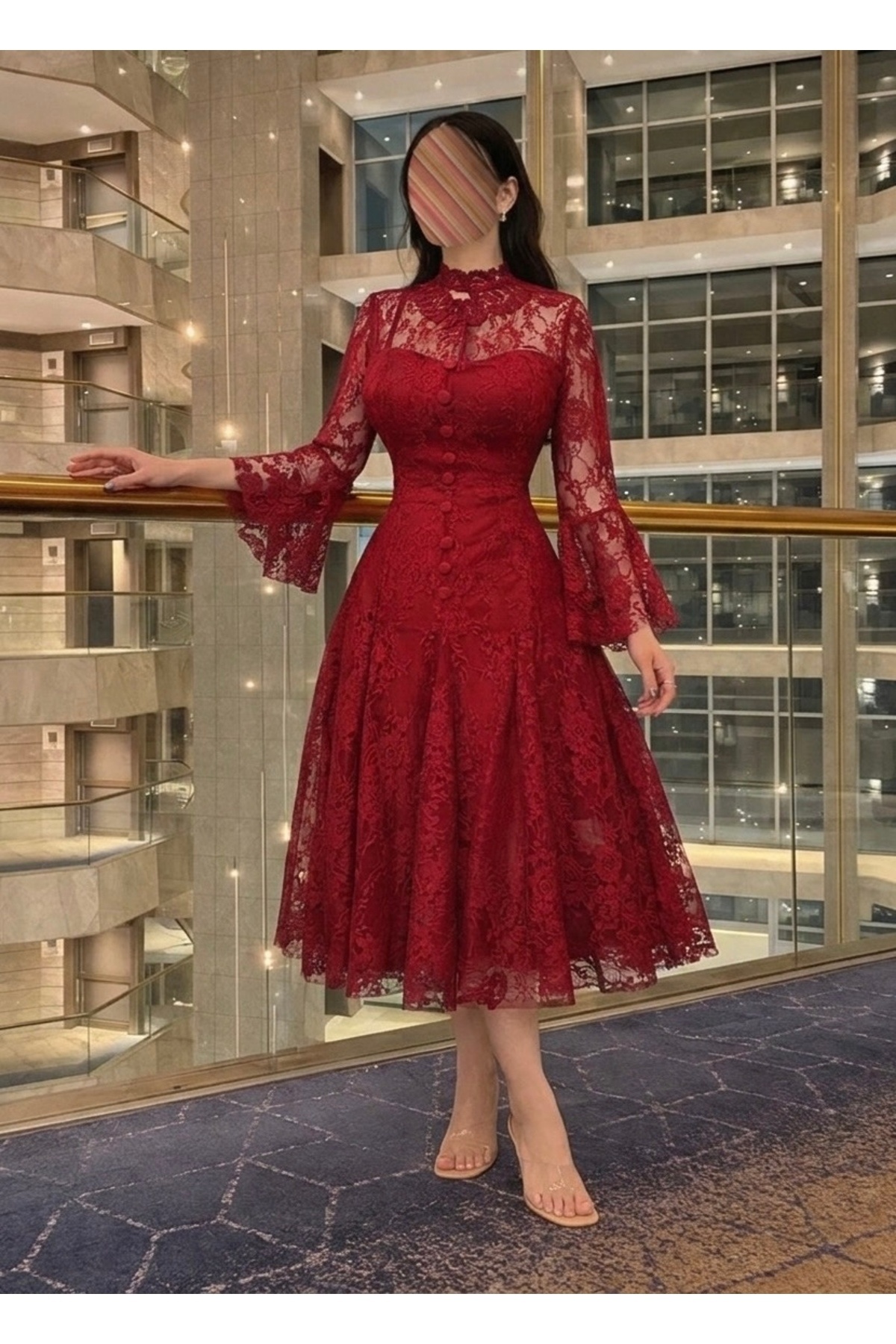 LANMAS فستان وتين Wateen