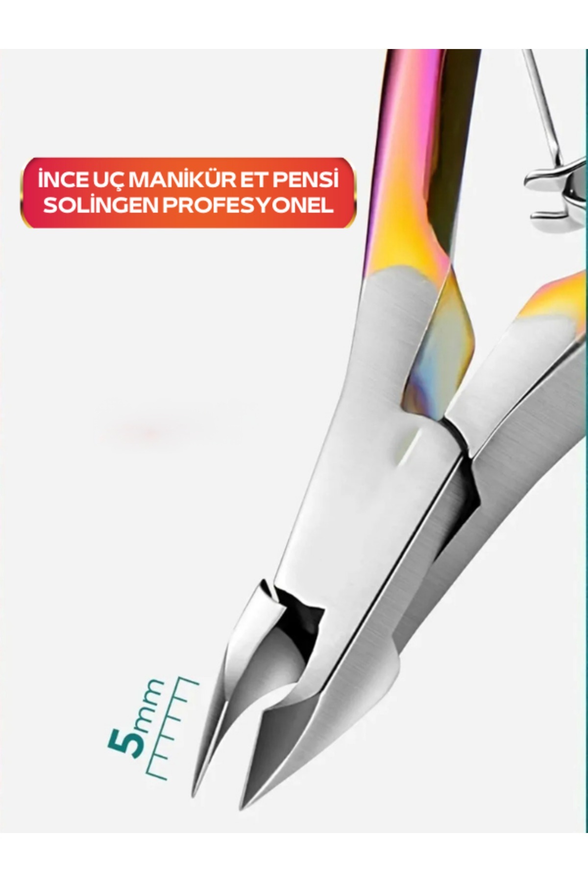 Solingen Rainbow Manikür Pedikür Tırnak Et Pensi Profesyonel — Sblon-Asu15 — تصویر 2 از 3