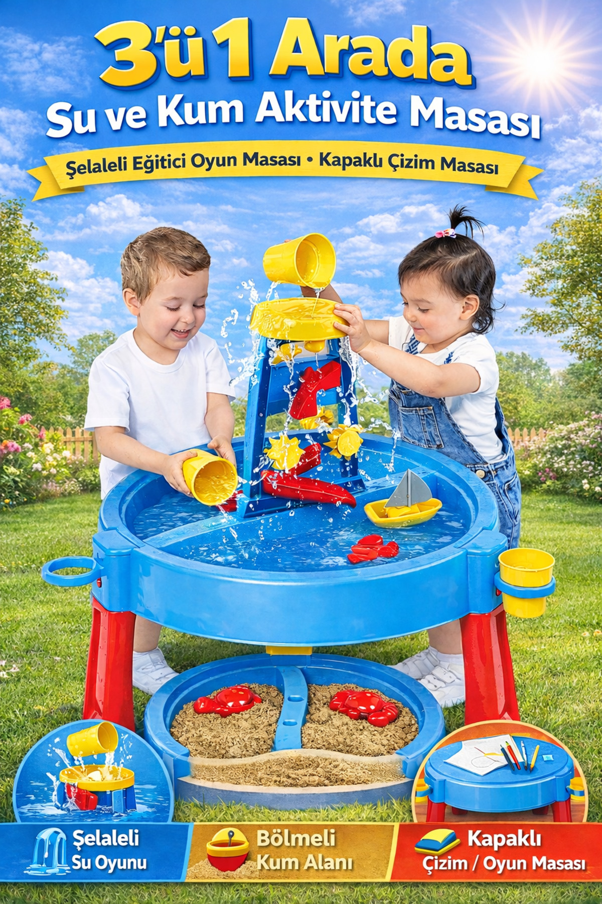 Fun Water And Sand Activity Table