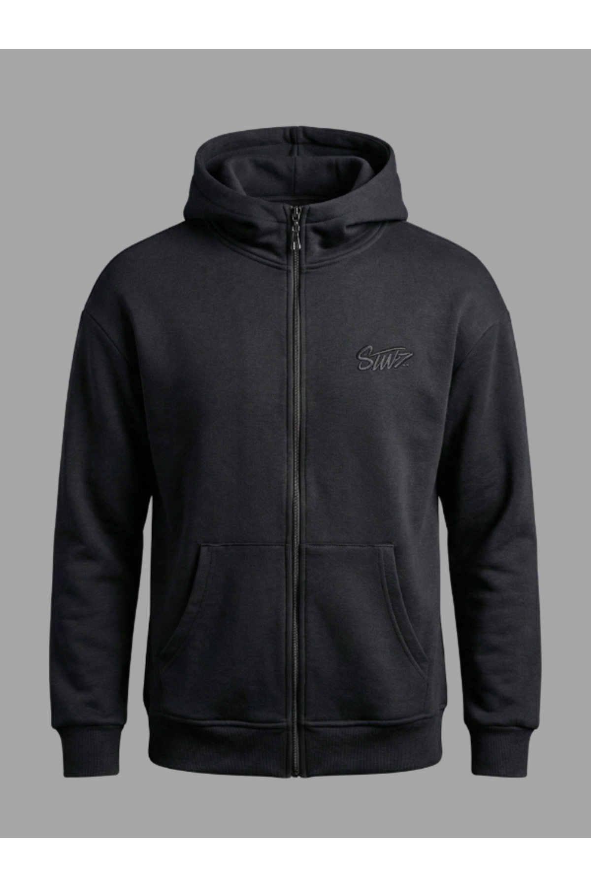 Men's Winter Fleece STVVD Zippered Thick Cardigan