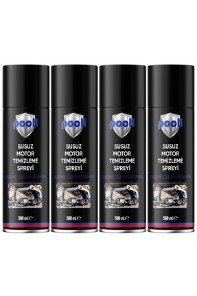 POOLL Susuz Motor Temizleme Spreyi 500 ML 4 Adet Motor Temizleme Spreyi Motor...